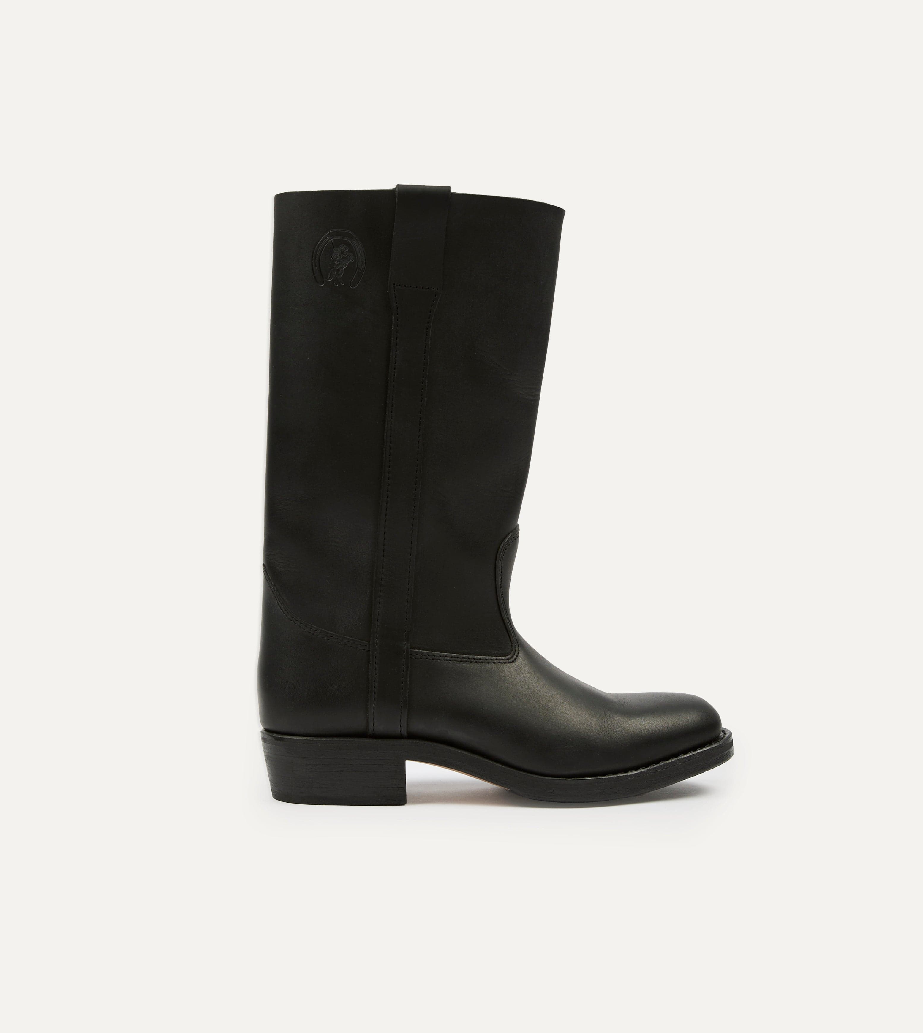 La Botte Gardiane Camarguaise Black Leather Boots – Drakes