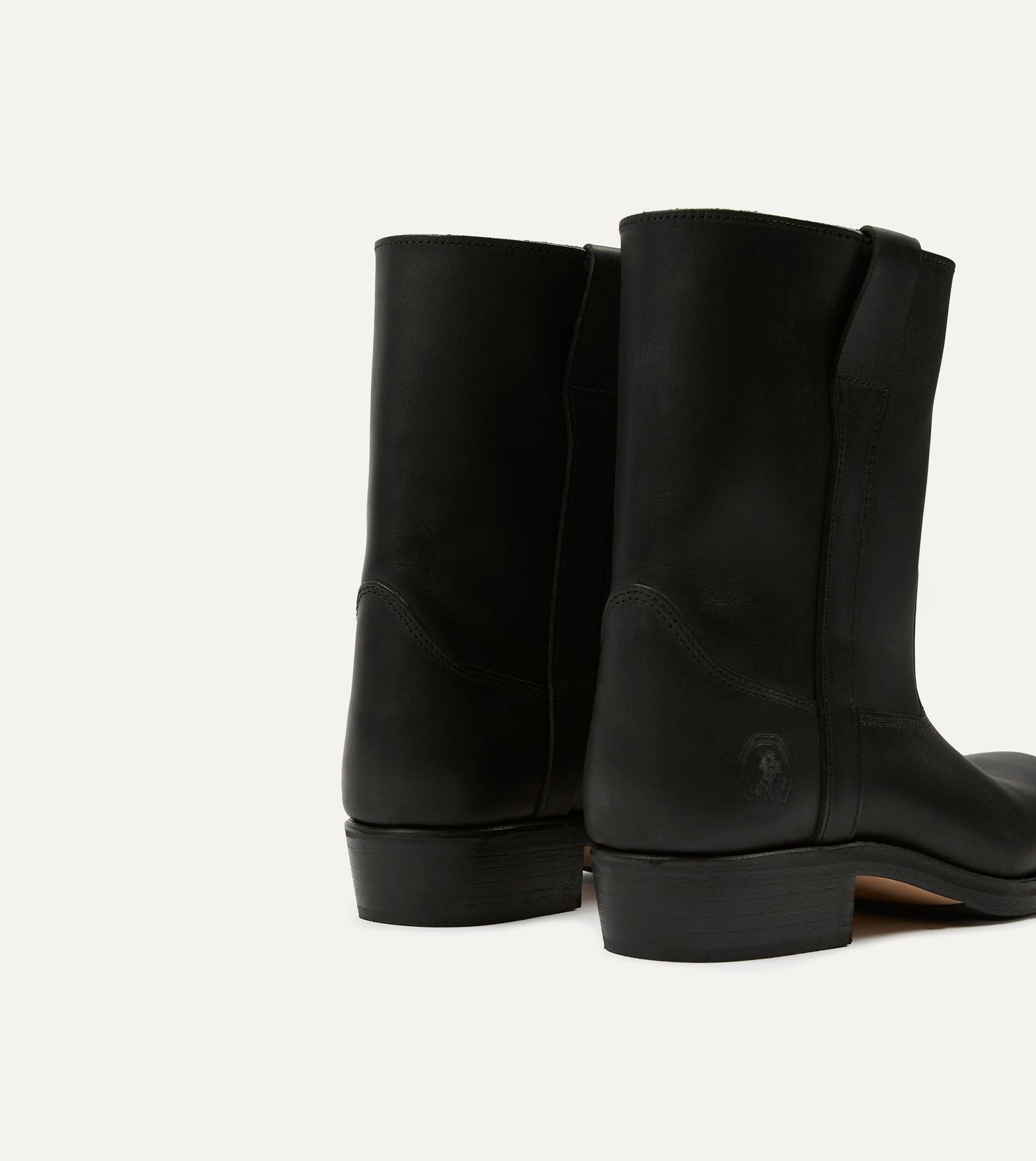 La Botte Gardiane Demi Camarguaise Black Leather Boots