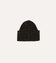 Dark Brown Donegal Ribbed Merino Knit Cap