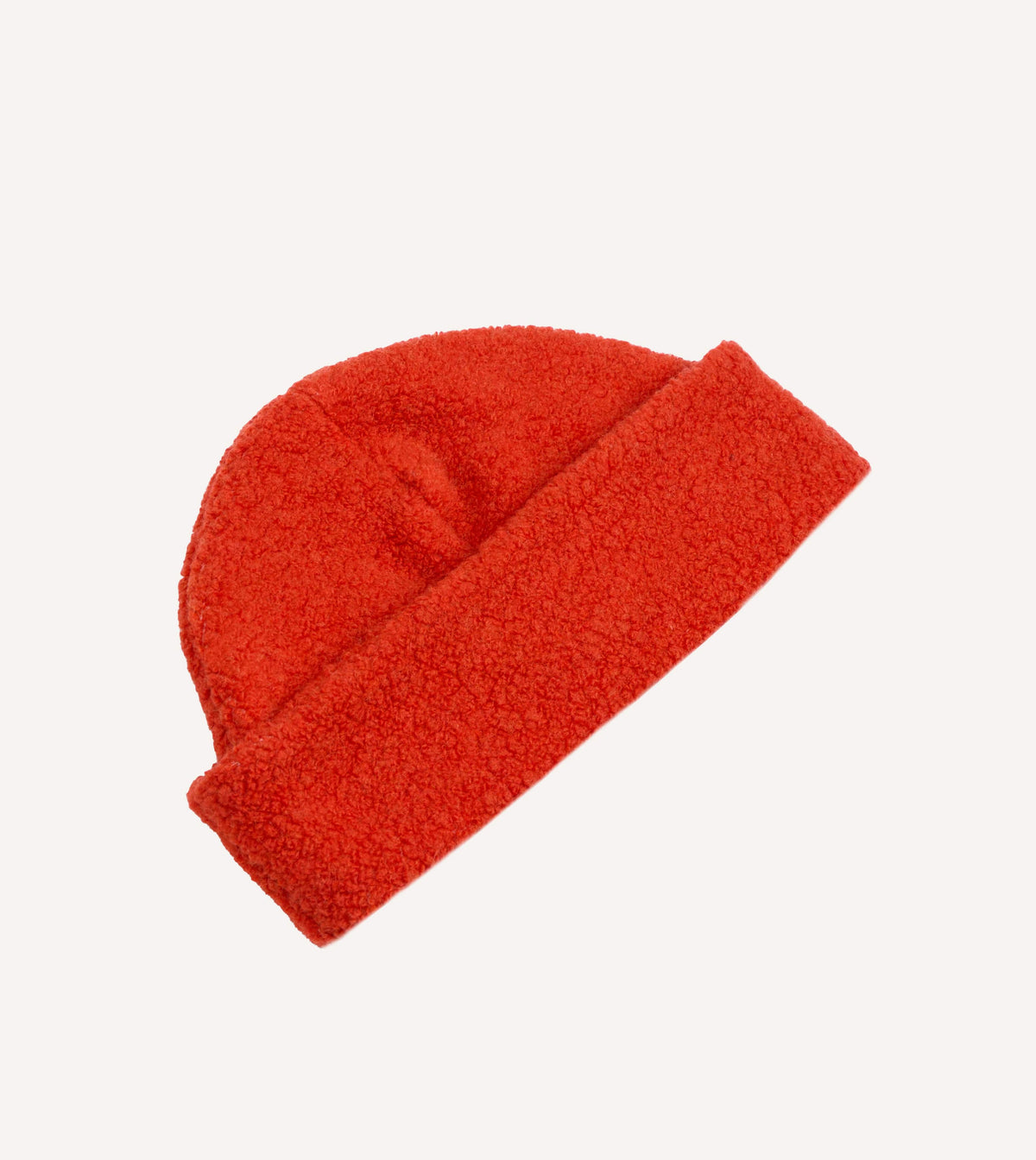 Câbleami Orange Wool Watch Cap
