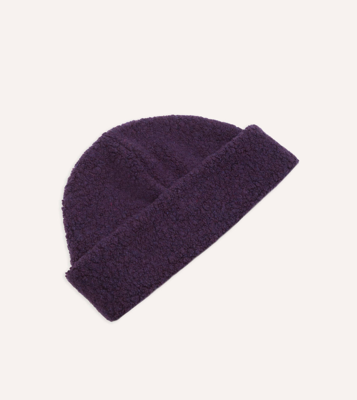 Câbleami Purple Wool Watch Cap