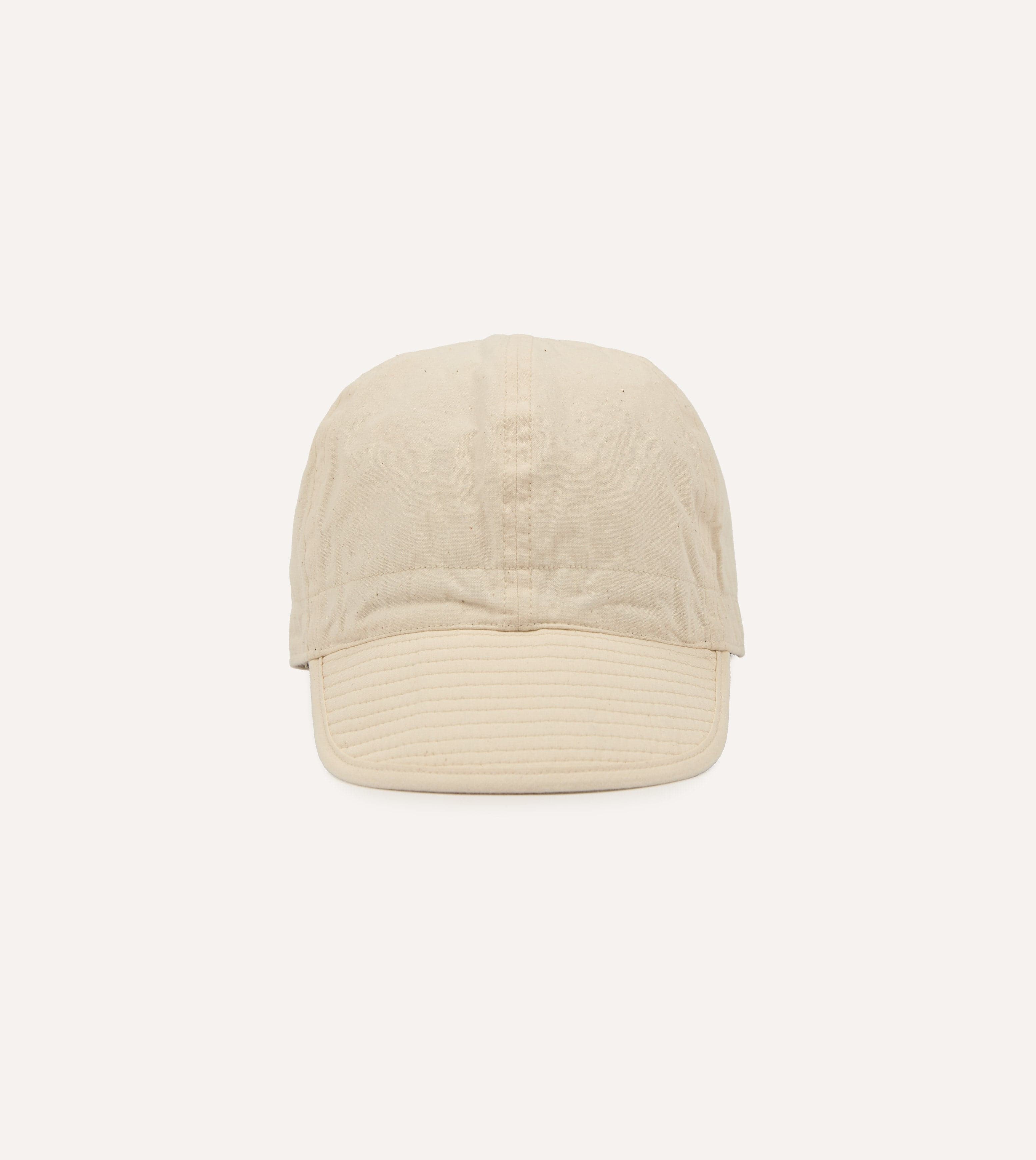 Câbleami Ecru 6oz Chambray Cotton Army Cap