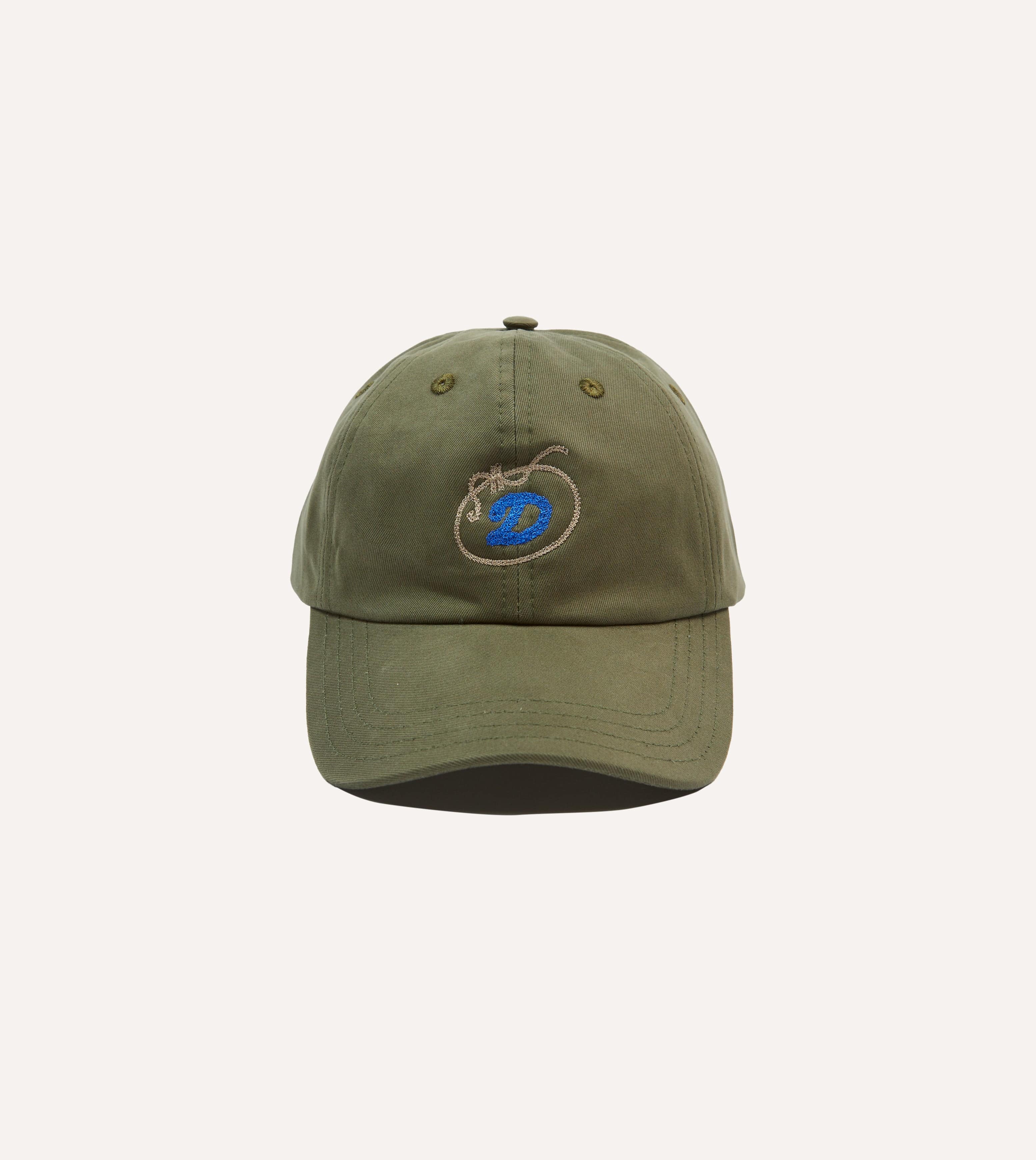‘D’ Lasso Emblem Cotton Twill Baseball Cap