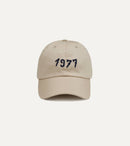 Ecru Chainstitch '1977' Cotton Twill Baseball Cap