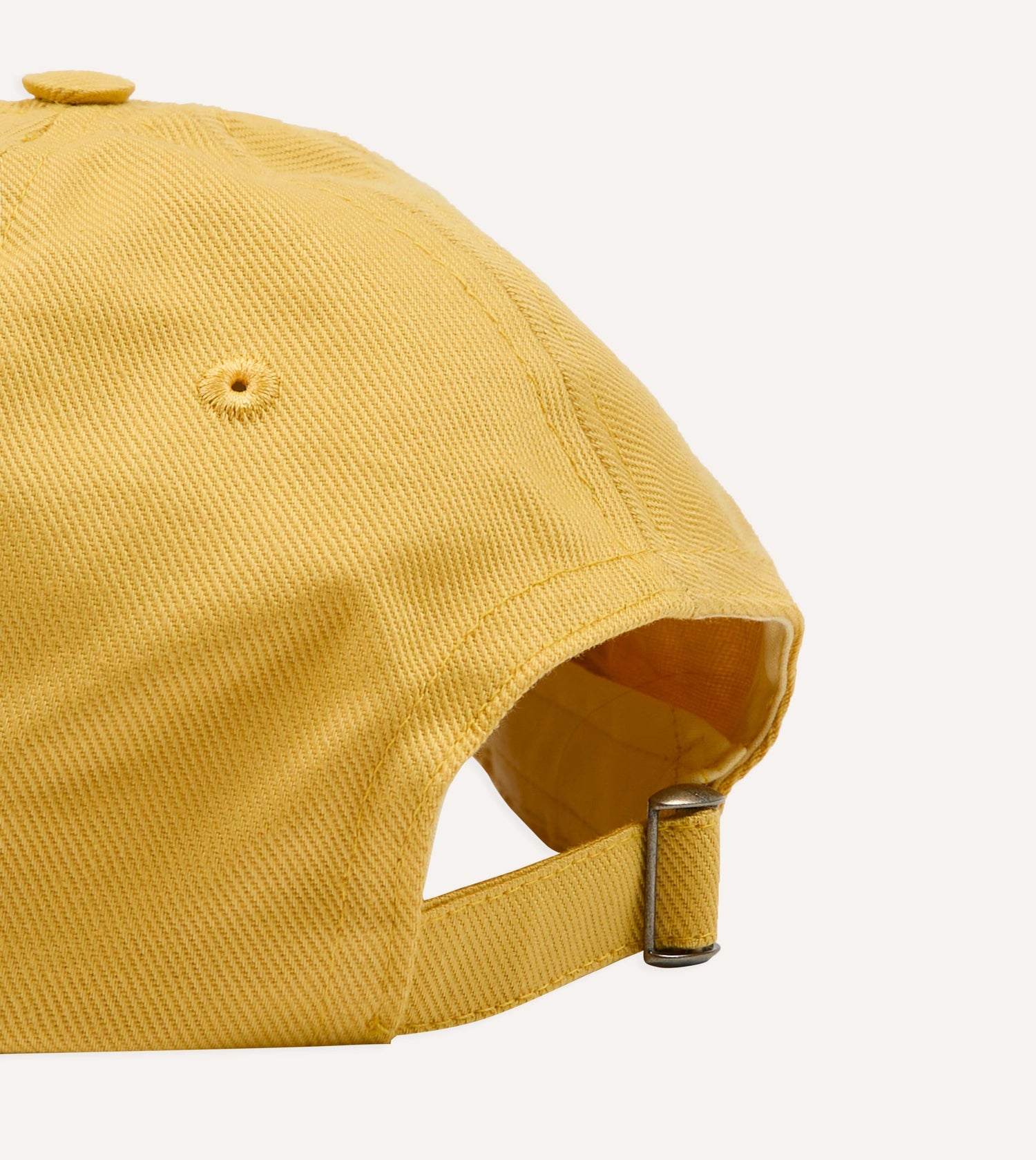 Yellow 'Cow Figurine' Cotton Twill Baseball Cap
