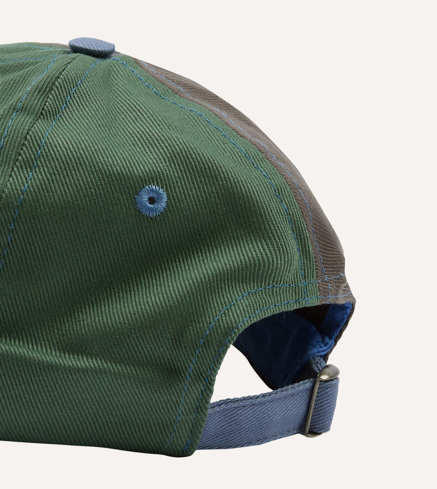 Multi Chainstitch 'D' Cotton Twill Baseball Cap