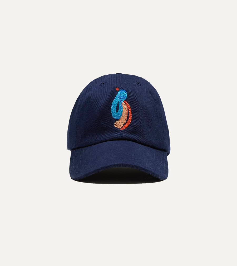 Mayumi Y. for Drake’s Navy Cotton Twill Baseball Cap