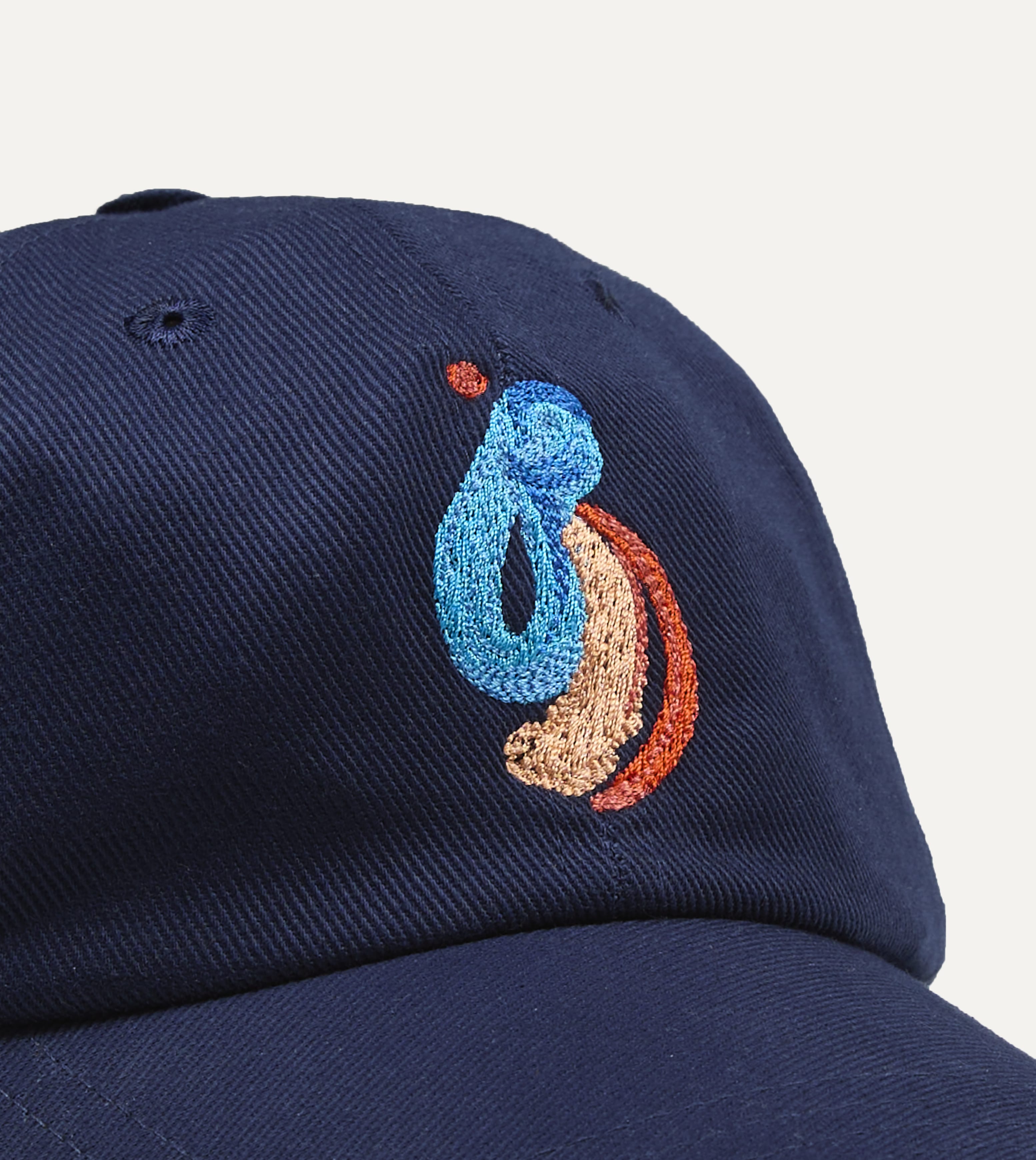 Mayumi Y. for Drake’s Navy Cotton Twill Baseball Cap