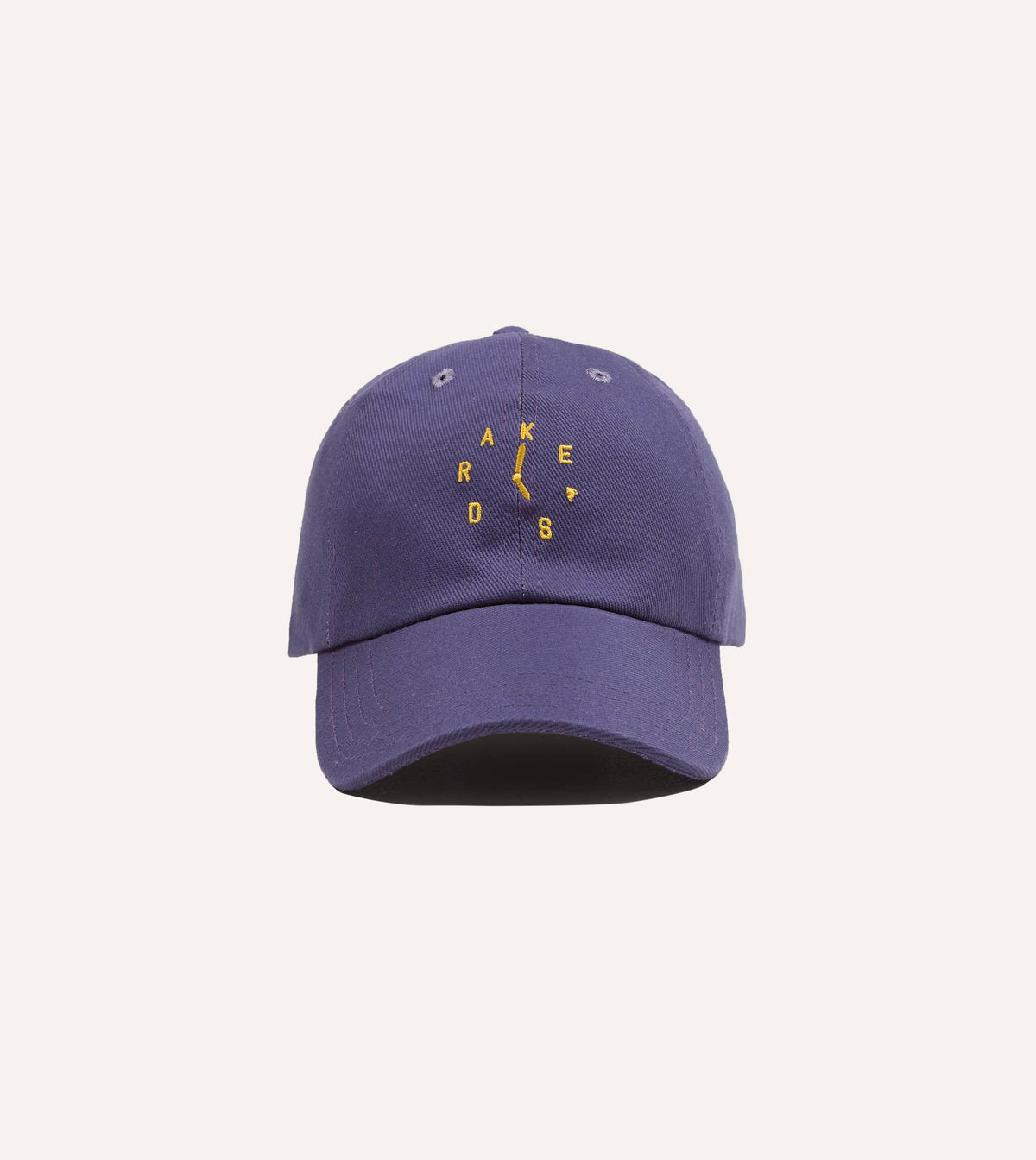 Navy 'Clock' Cotton Twill Baseball Cap