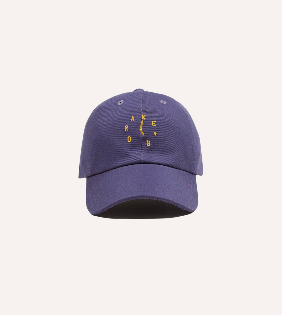 Navy 'Clock' Cotton Twill Baseball Cap