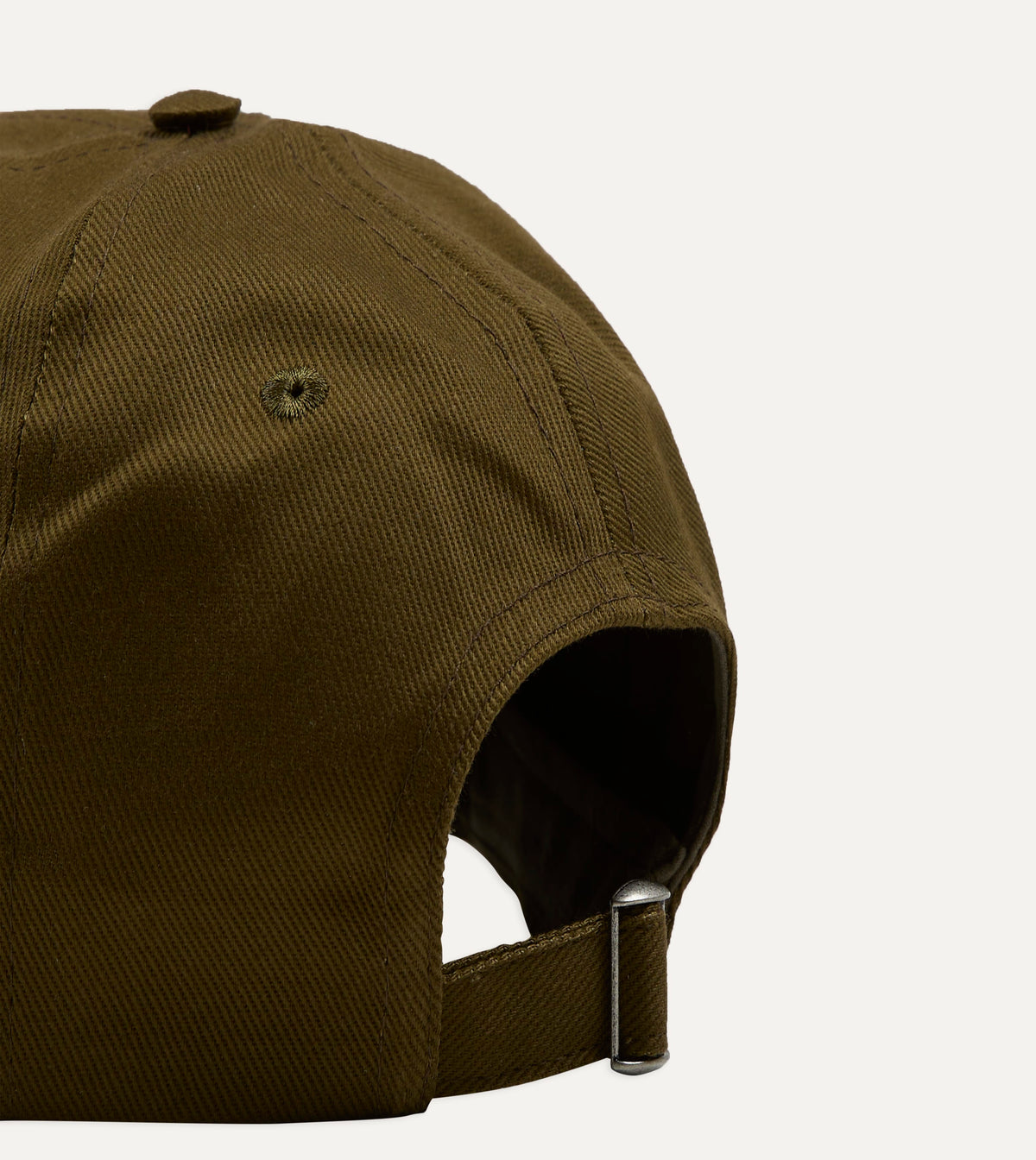 Brown 'Home Comforts' Cotton Twill Baseball Cap