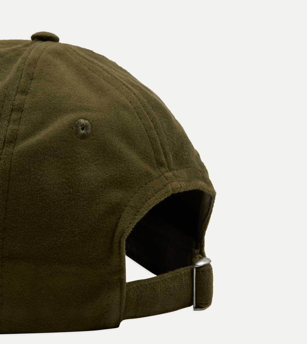 Green 'Wind Vane' Cotton Twill Baseball Cap