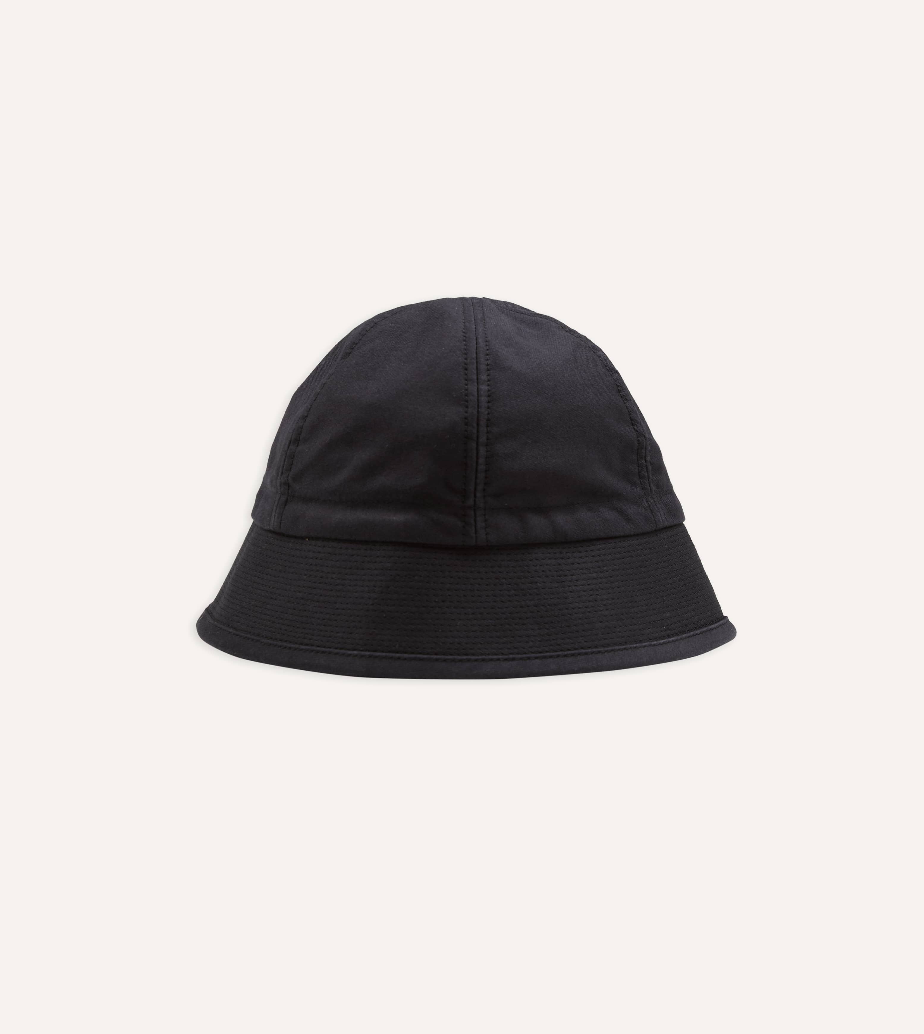 Câbleami Black Cotton Canvas Dixie Hat