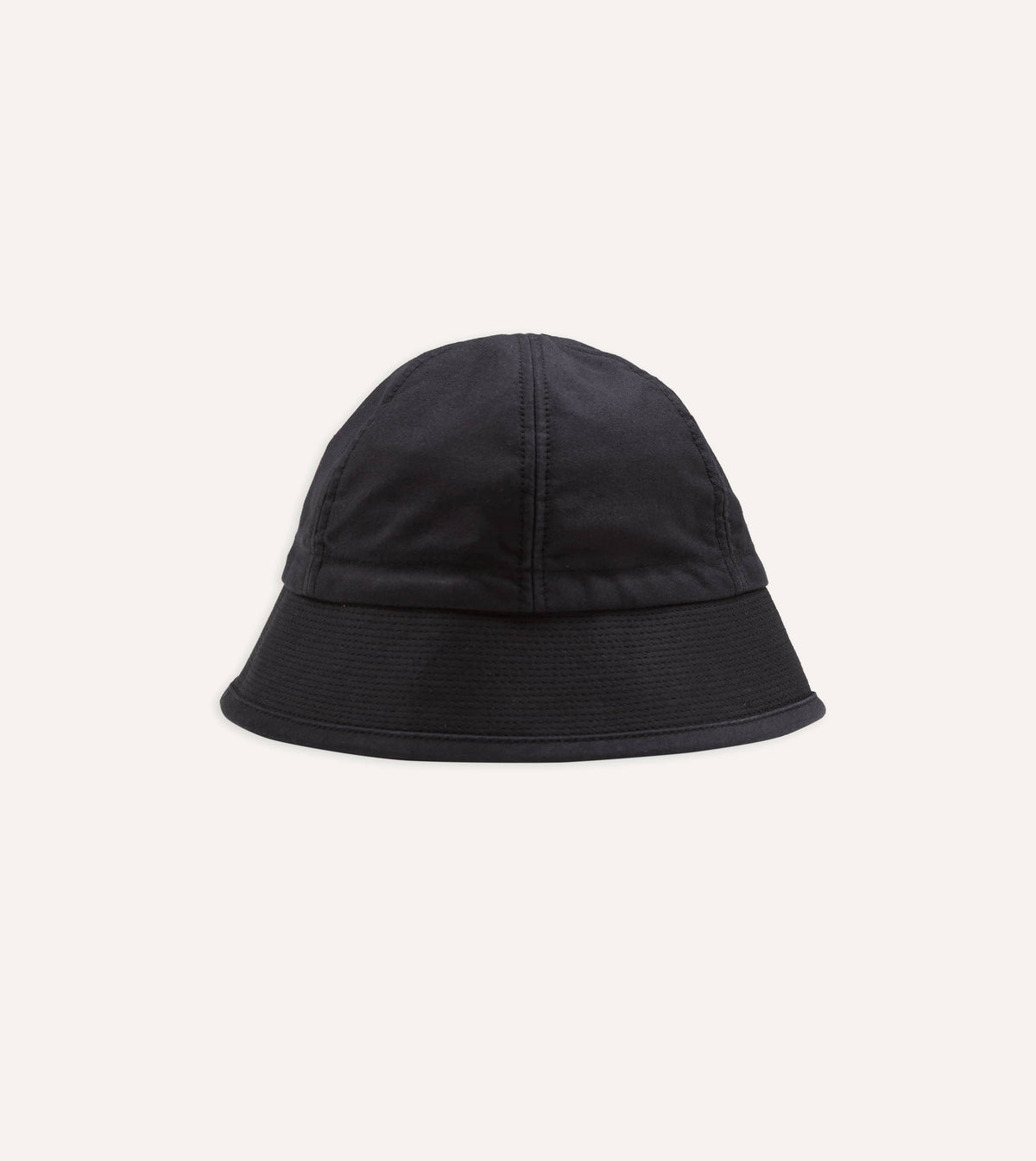 Câbleami Black Cotton Canvas Dixie Hat