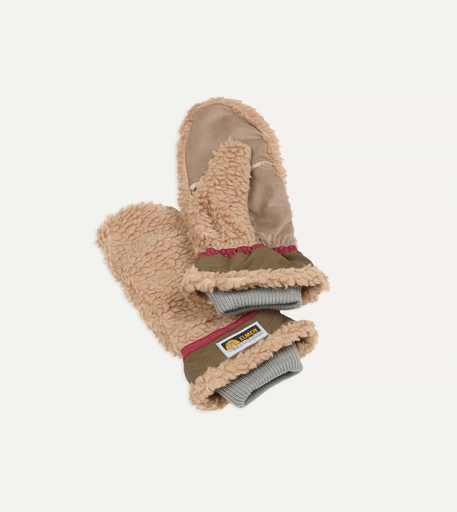 Elmer Camel Teddy Mitten