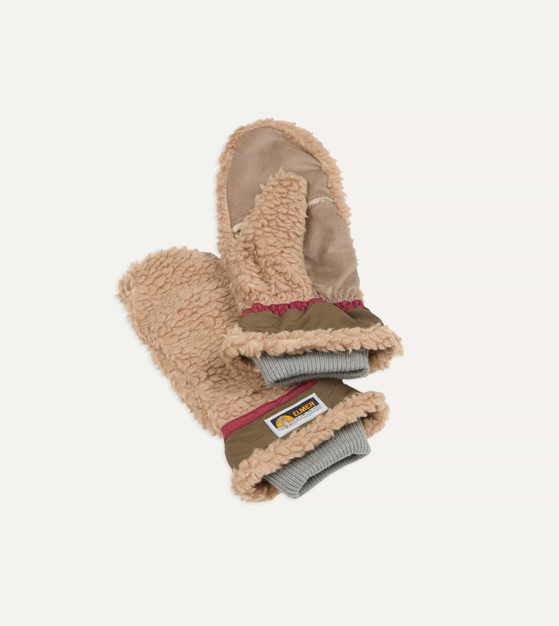 Elmer Camel Teddy Mitten