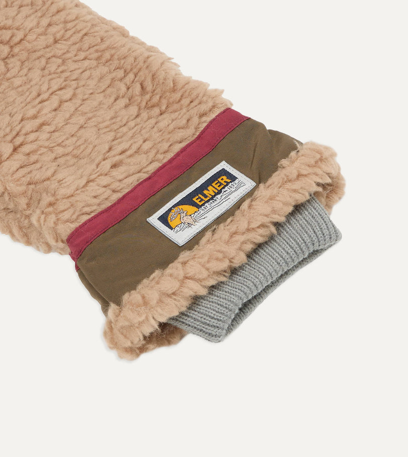 Elmer Camel Teddy Mitten