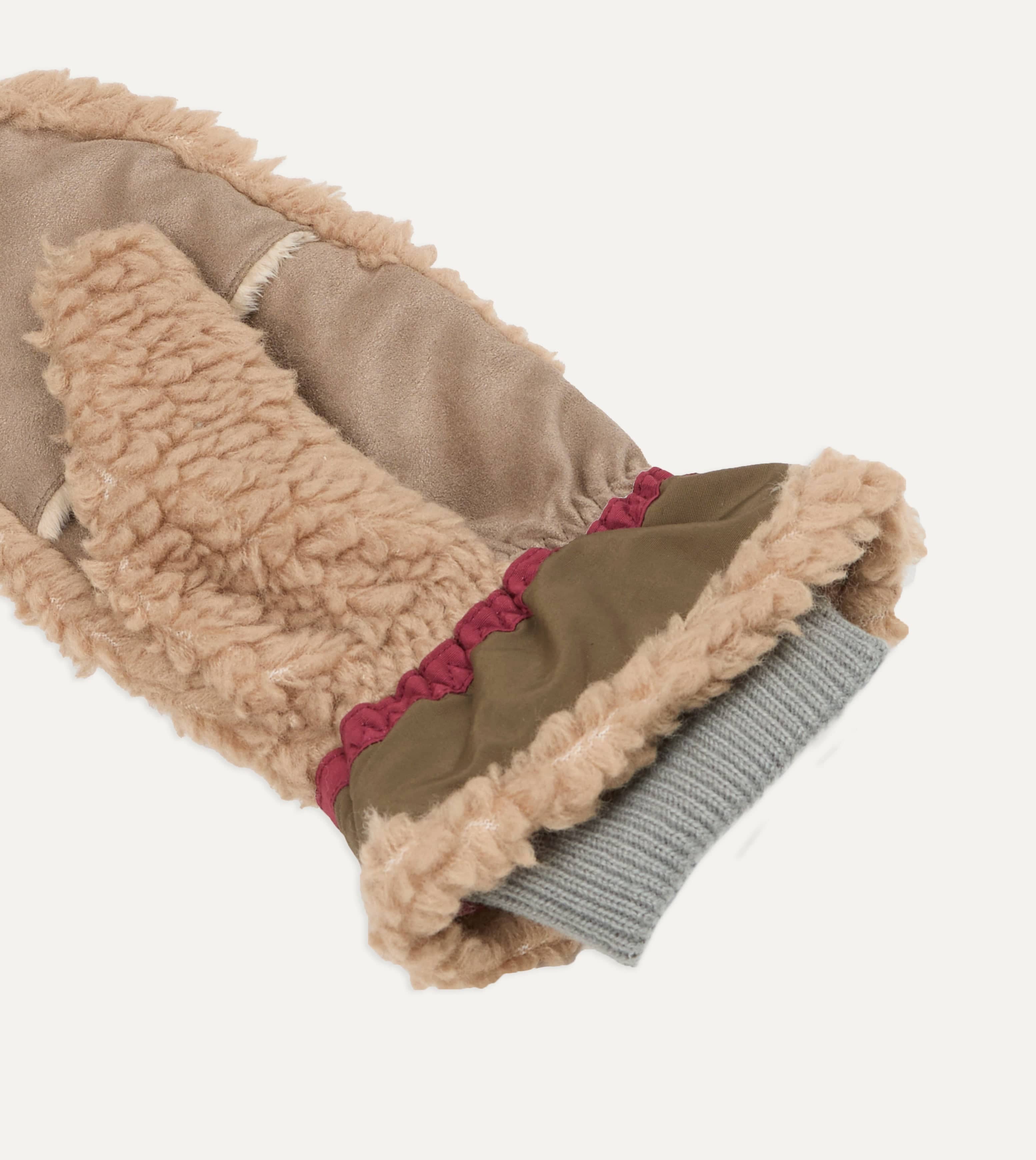 Elmer Camel Teddy Mitten