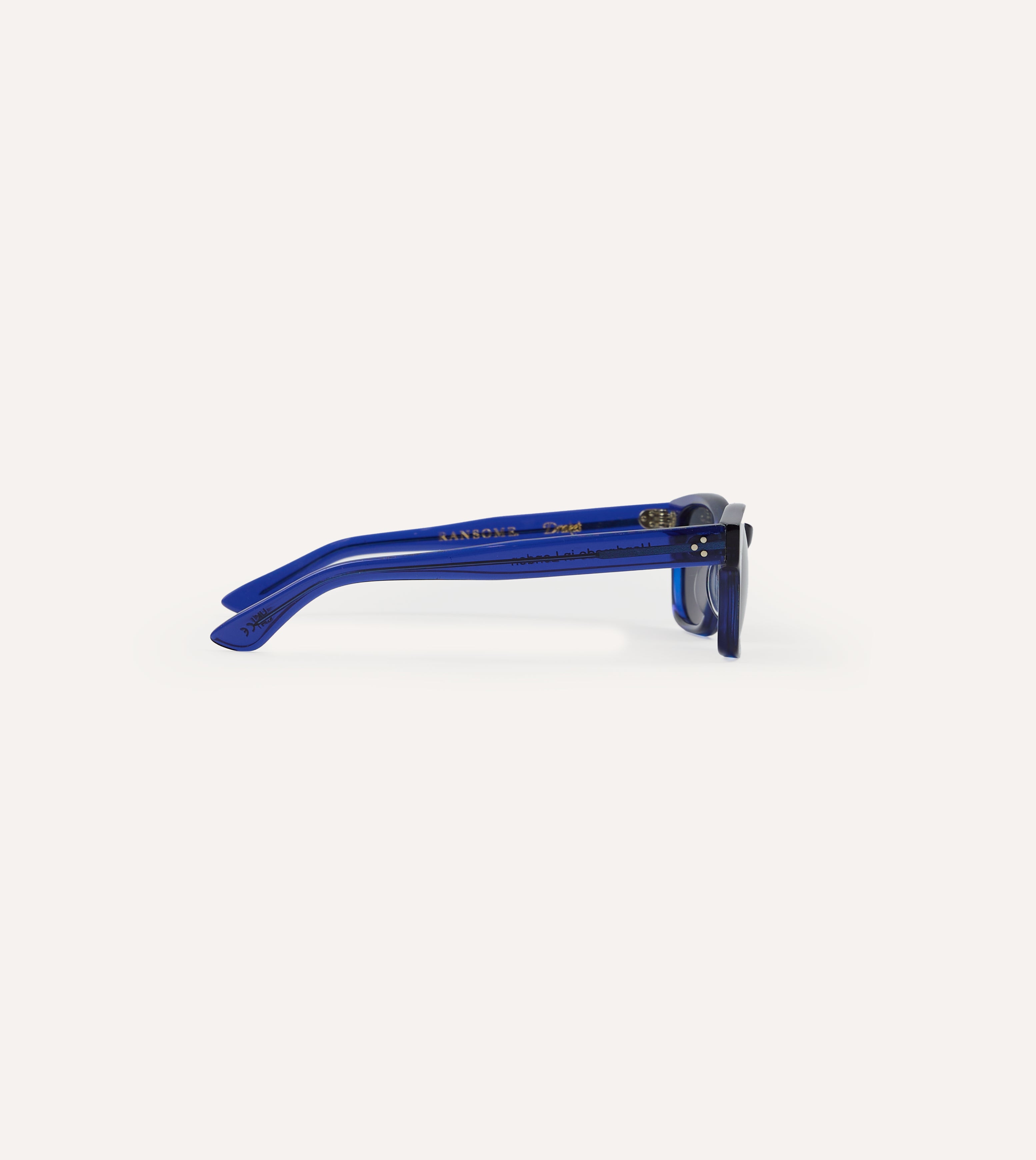 Drake's by Ransome Bottle Blue Rectangle Frame Sunglasses – Drakes