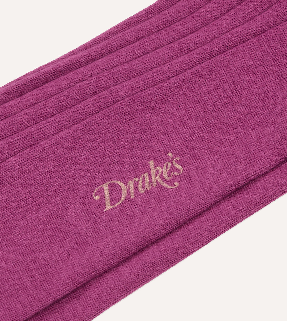 Wine Cotton Over-the-Calf Socks