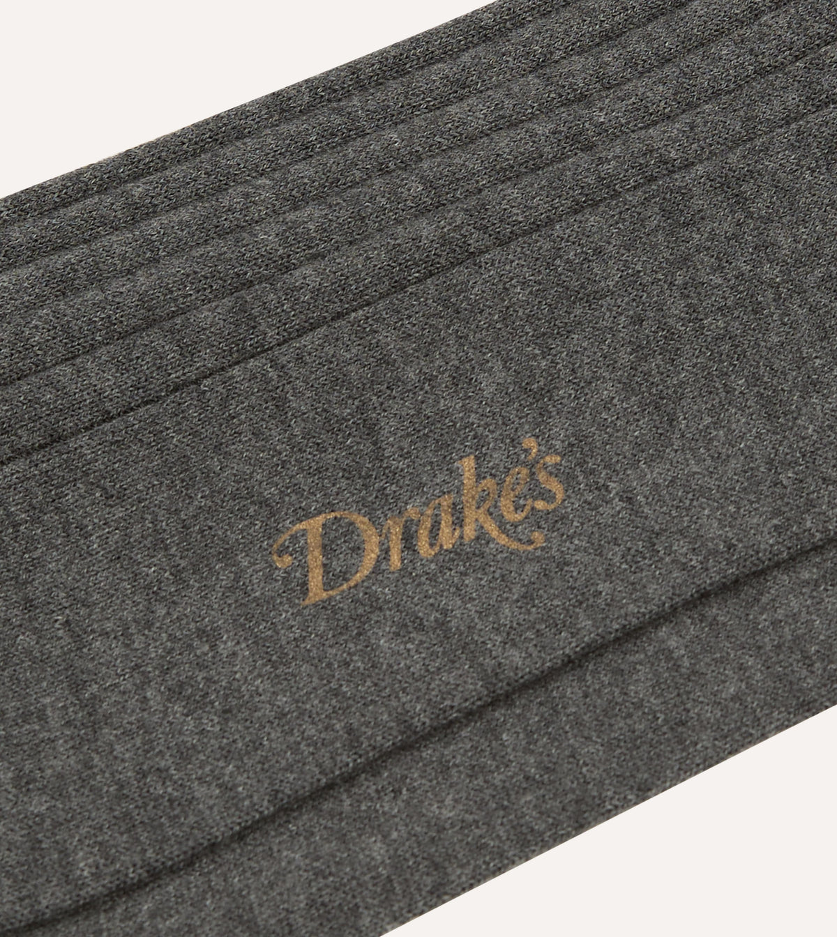 Charcoal Cotton Mid-Calf Socks