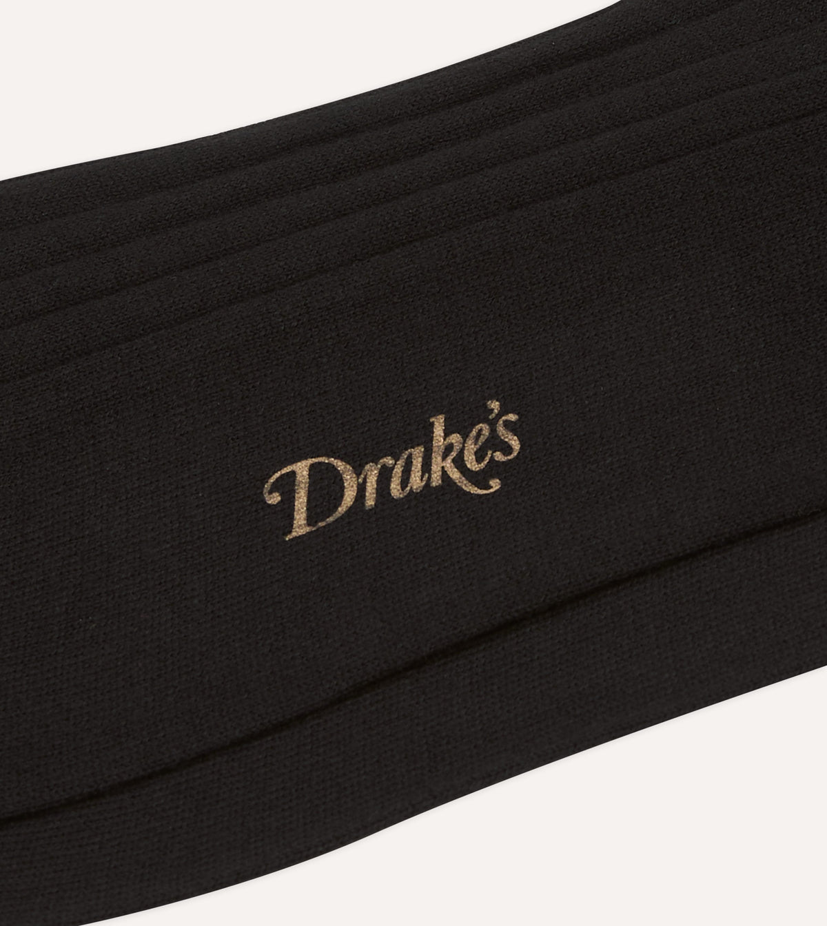 Black Cotton Mid-Calf Socks
