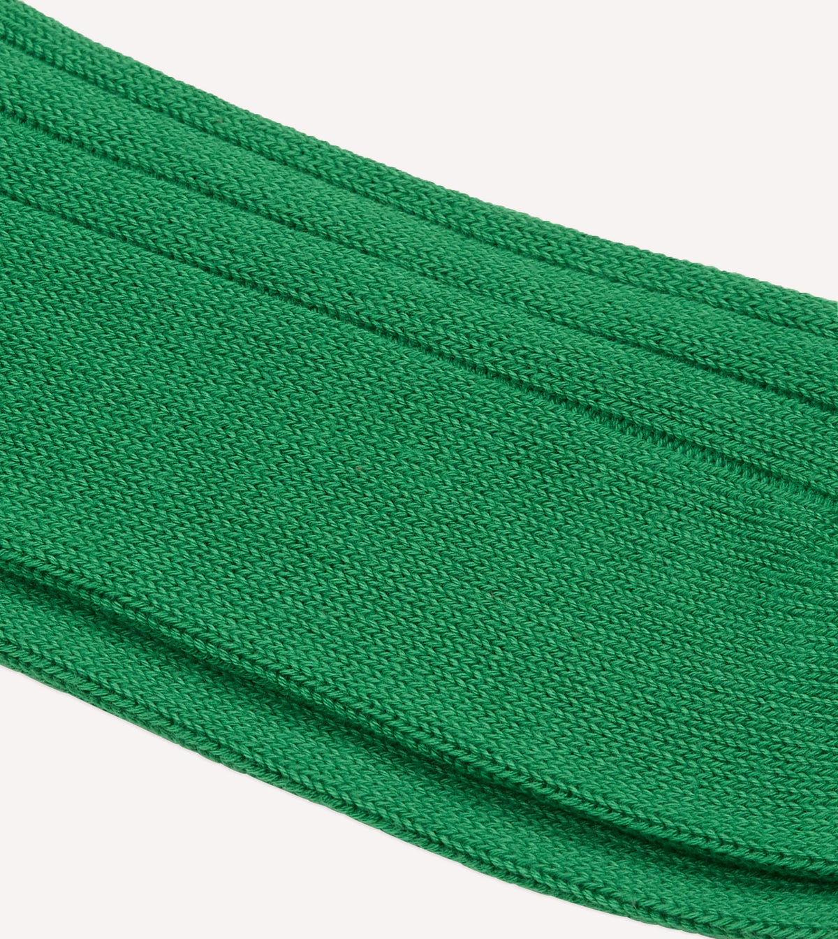 Green Cotton Casual Socks