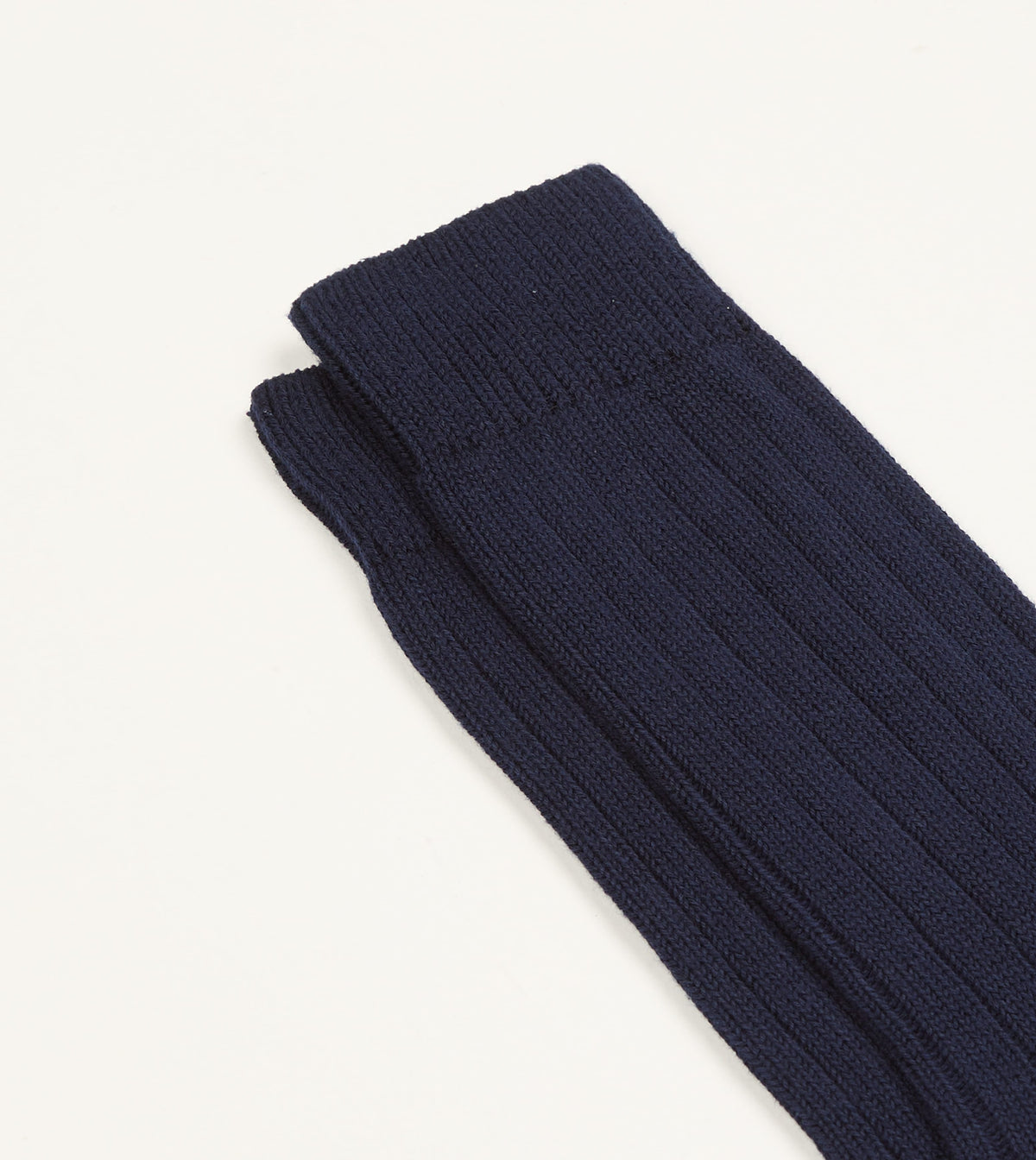 Navy Cotton Casual Socks