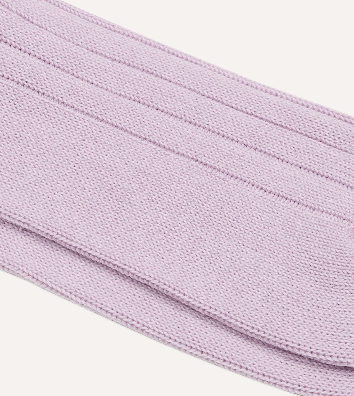 Lilac Cotton Casual Socks