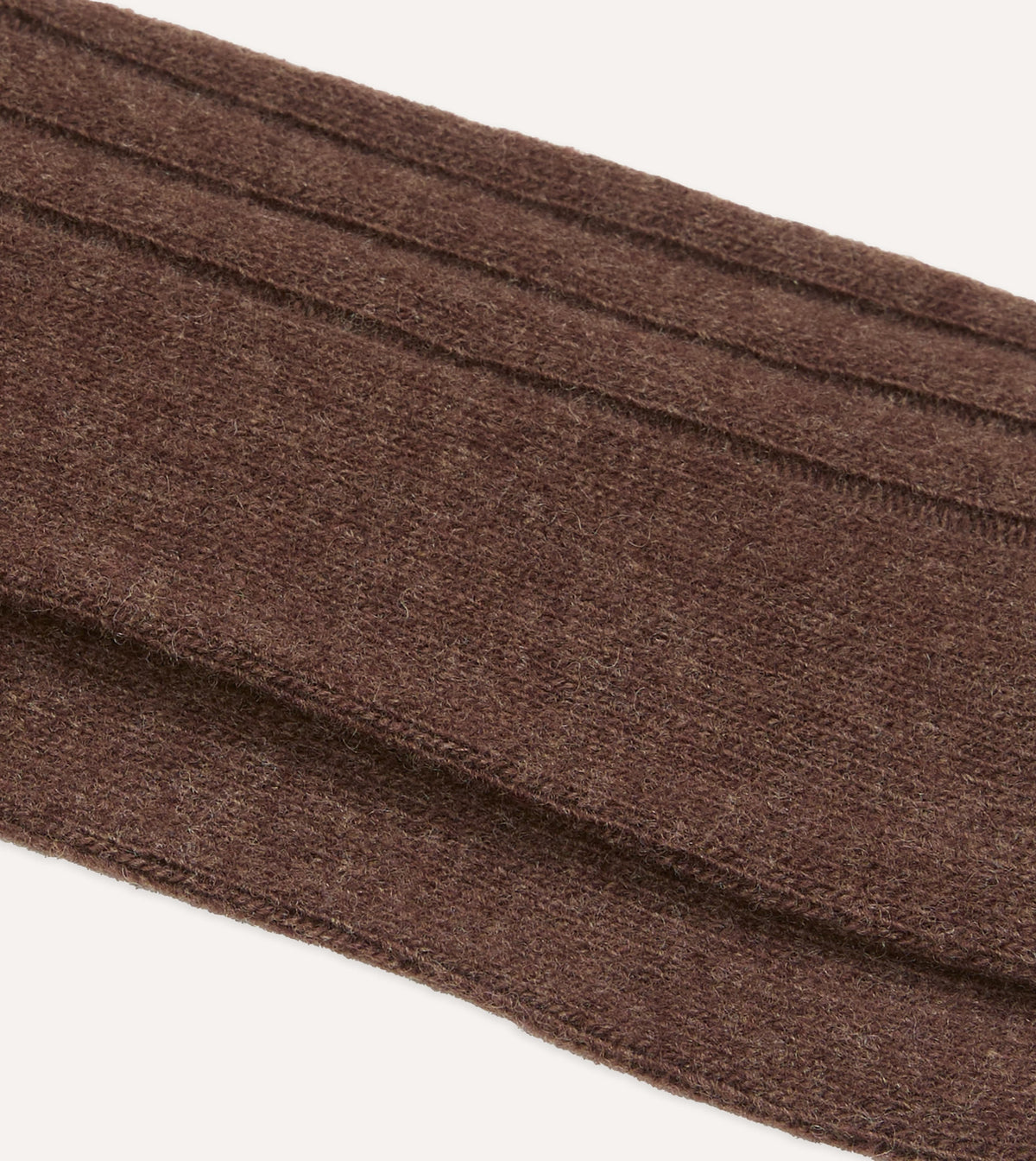 Brown Wool Casual Socks