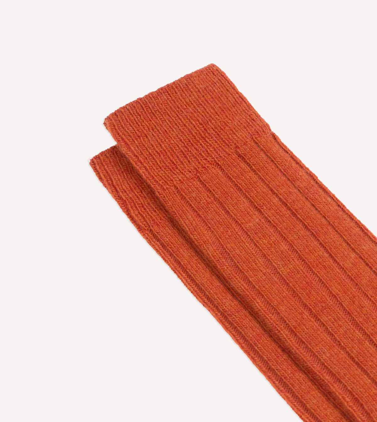 Orange Wool Casual Socks