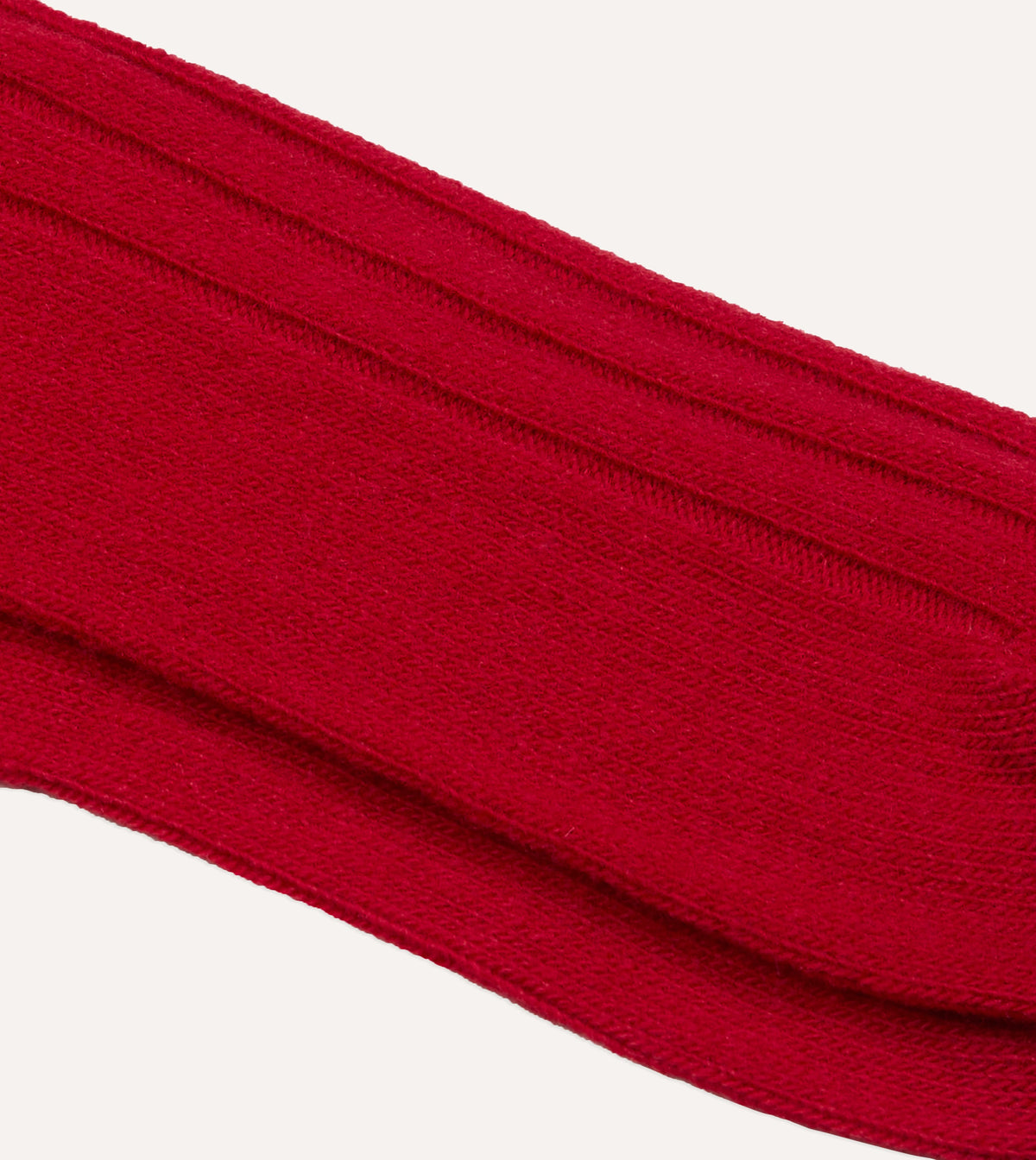 Red Wool Casual Socks