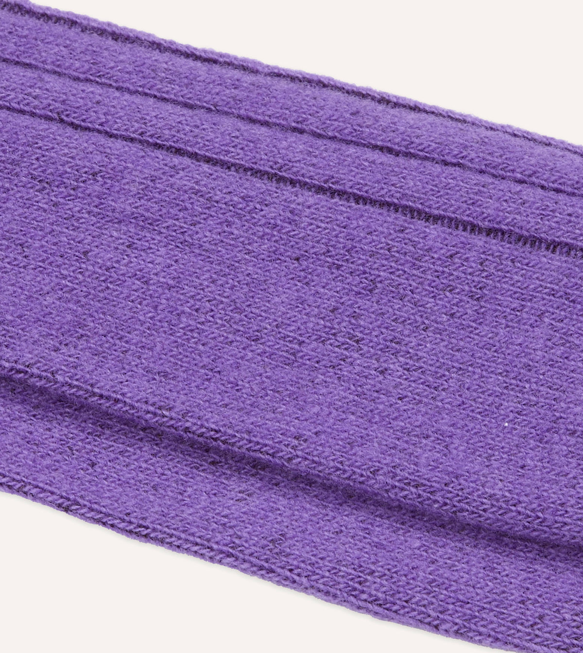 Purple Wool Casual Socks