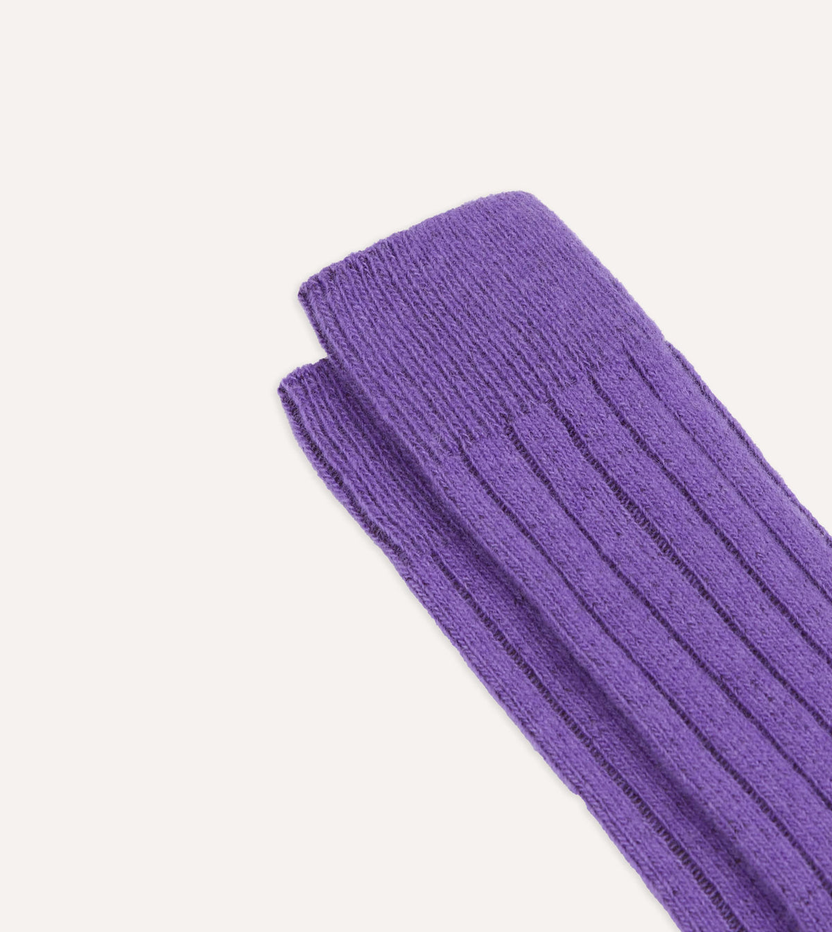 Purple Wool Casual Socks
