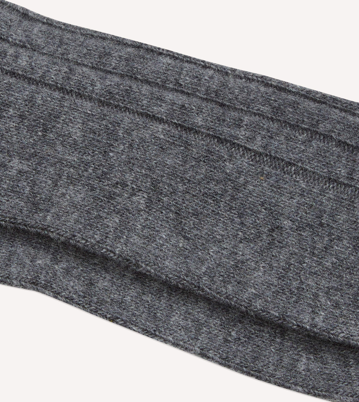 Grey Melange Wool Casual Sock
