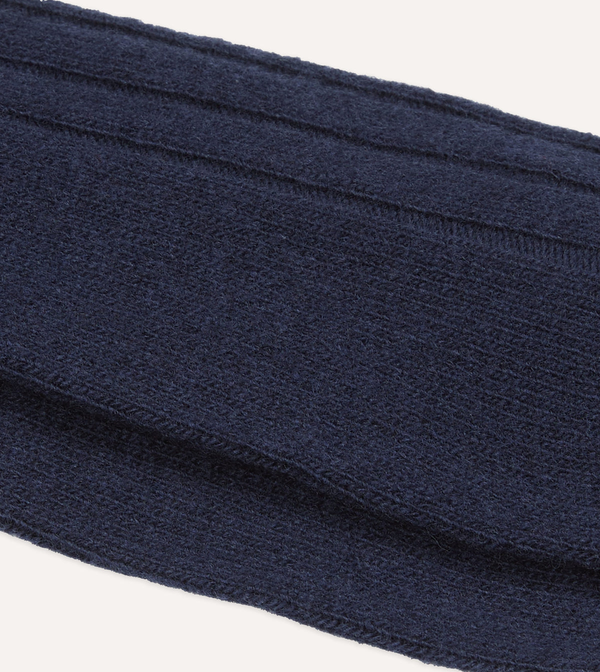 Navy Wool Casual Socks