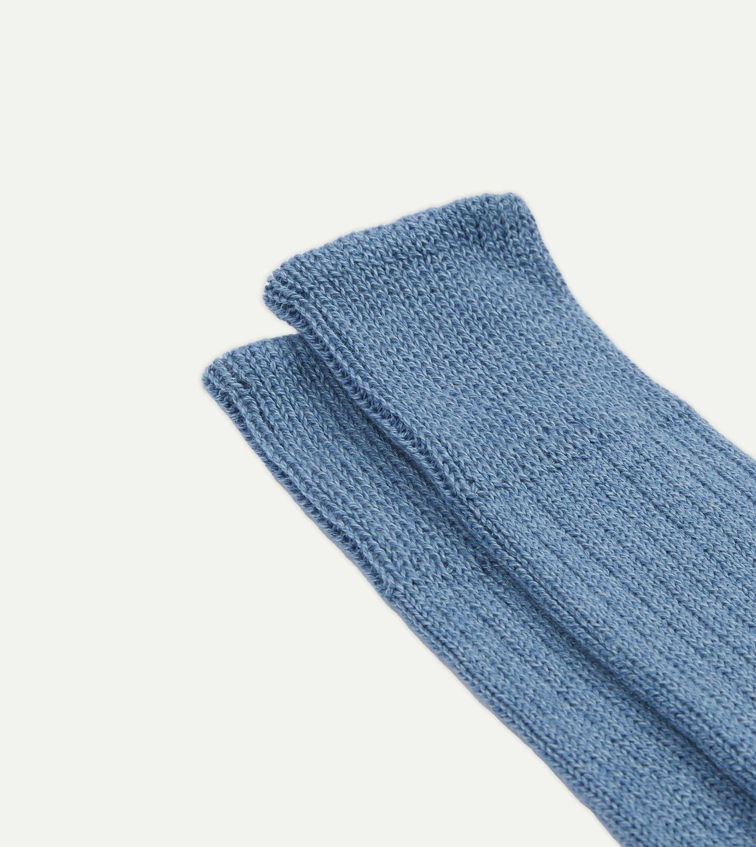 Blue Melange Cotton Sports Socks