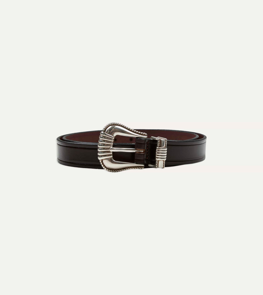 Monitaly Extended 1" Havana Leather Belt