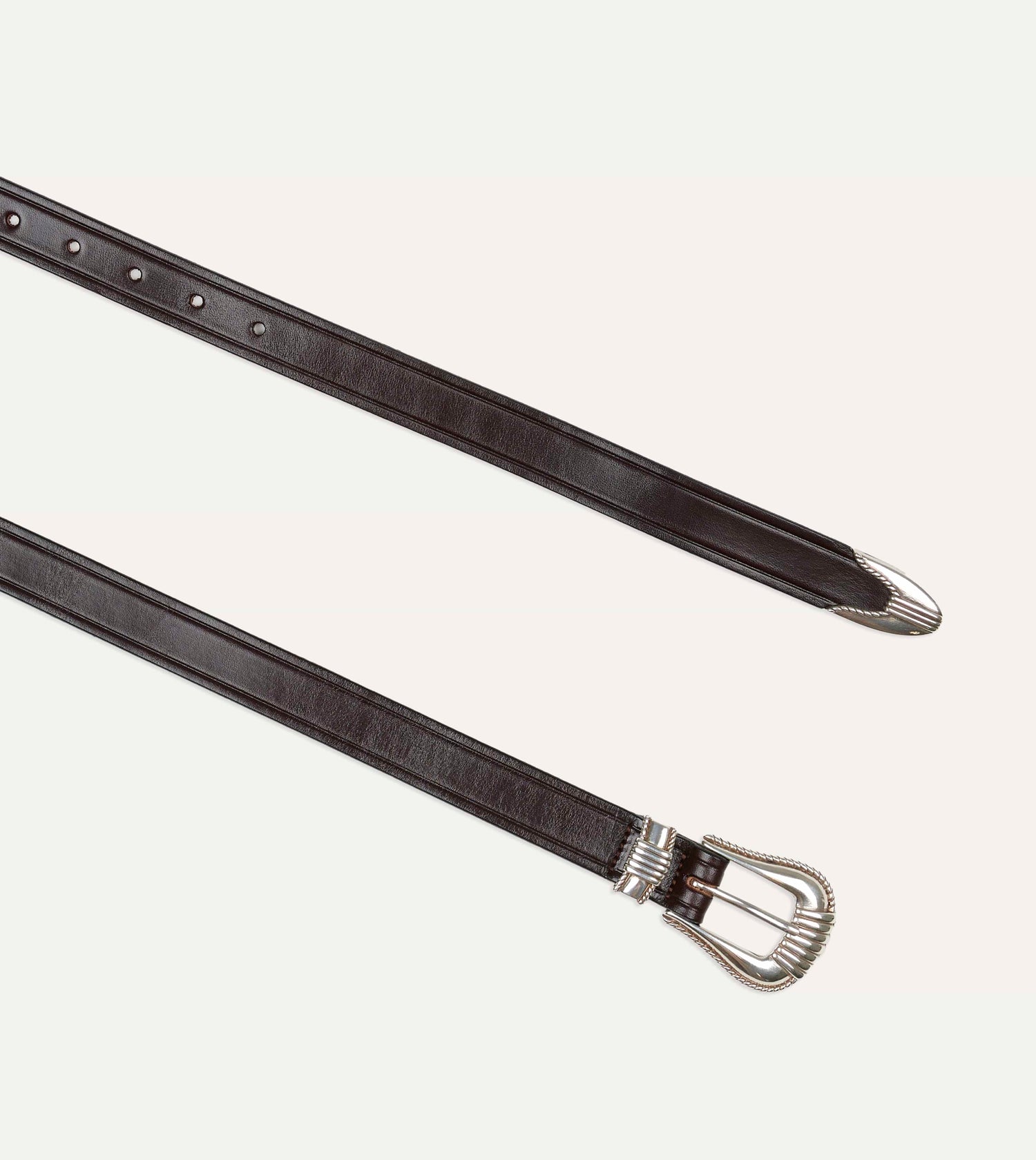 Monitaly Extended 1" Havana Leather Belt