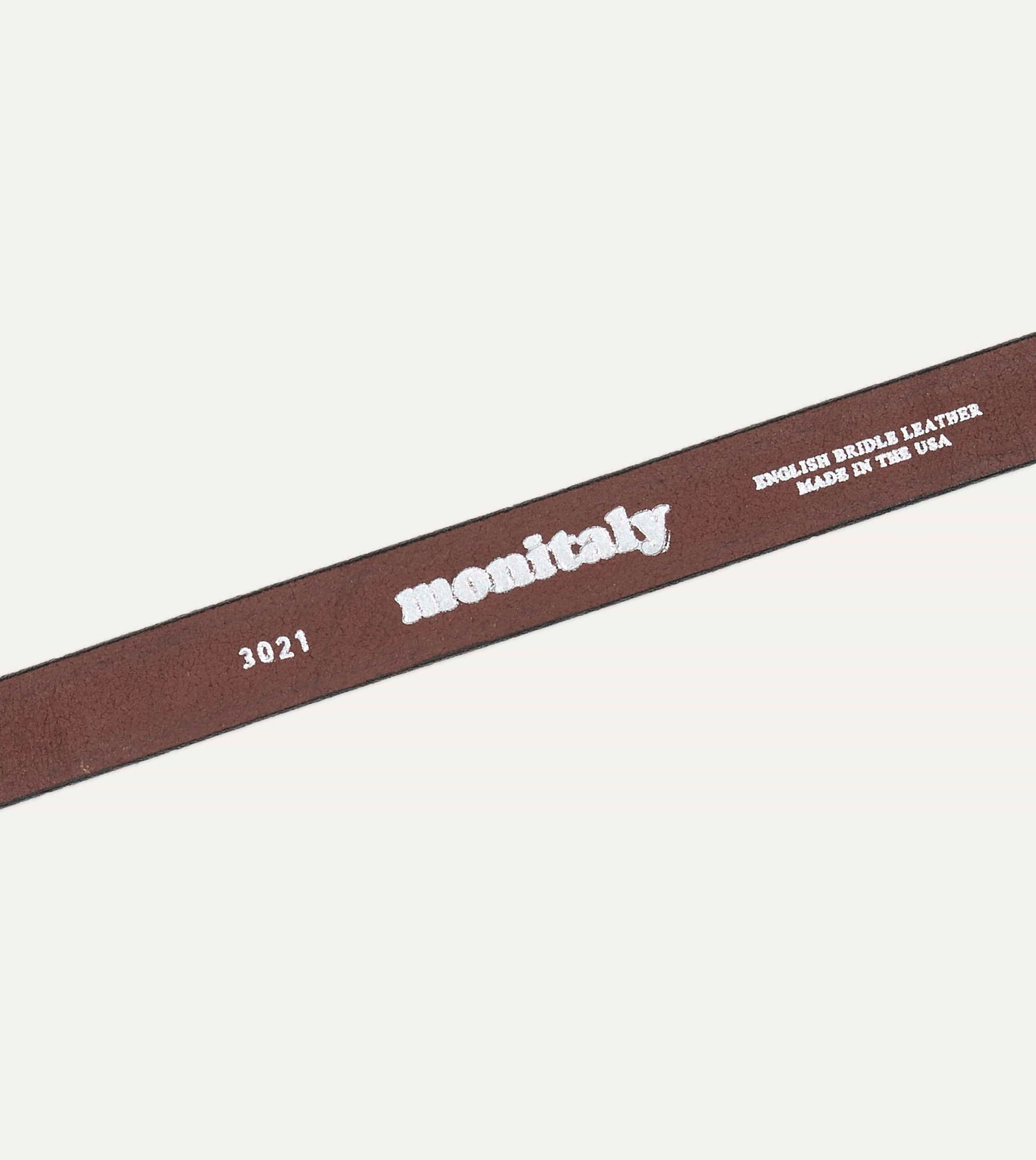 Monitaly Extended 1" Havana Leather Belt