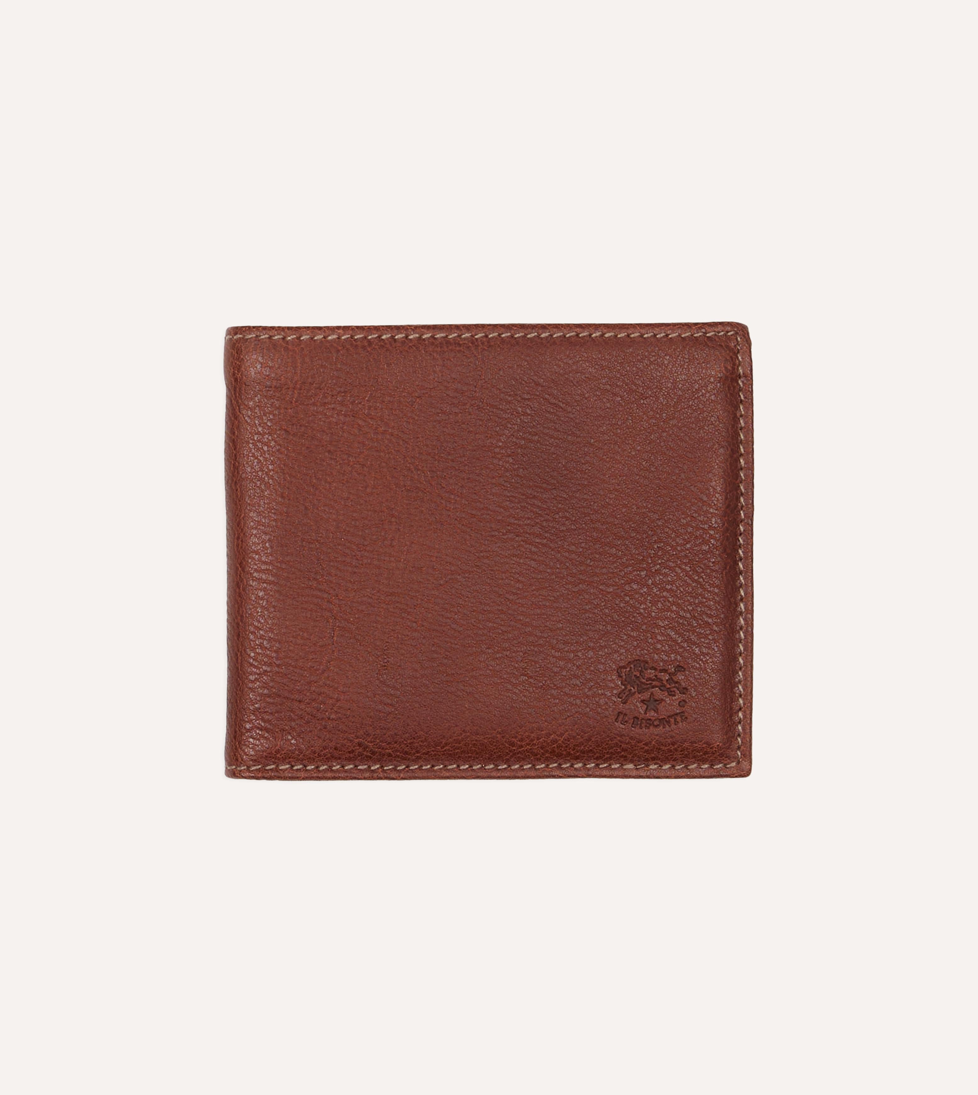 Il Bisonte Bi-Fold Sepia Leather Wallet