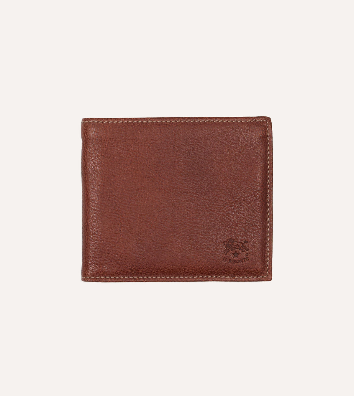 Il Bisonte Bi-Fold Sepia Leather Wallet