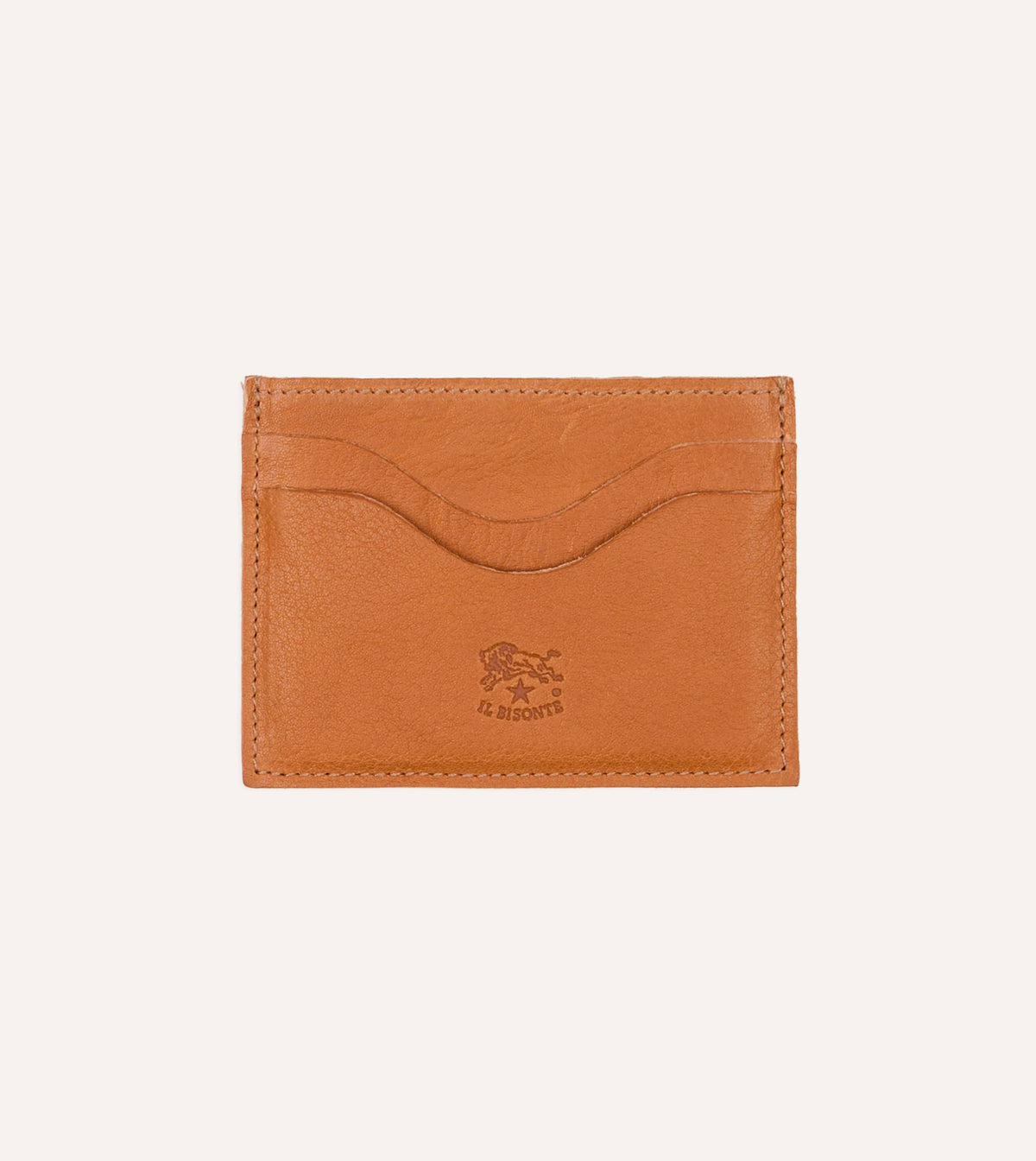 Il Bisonte Natural Leather Card Case