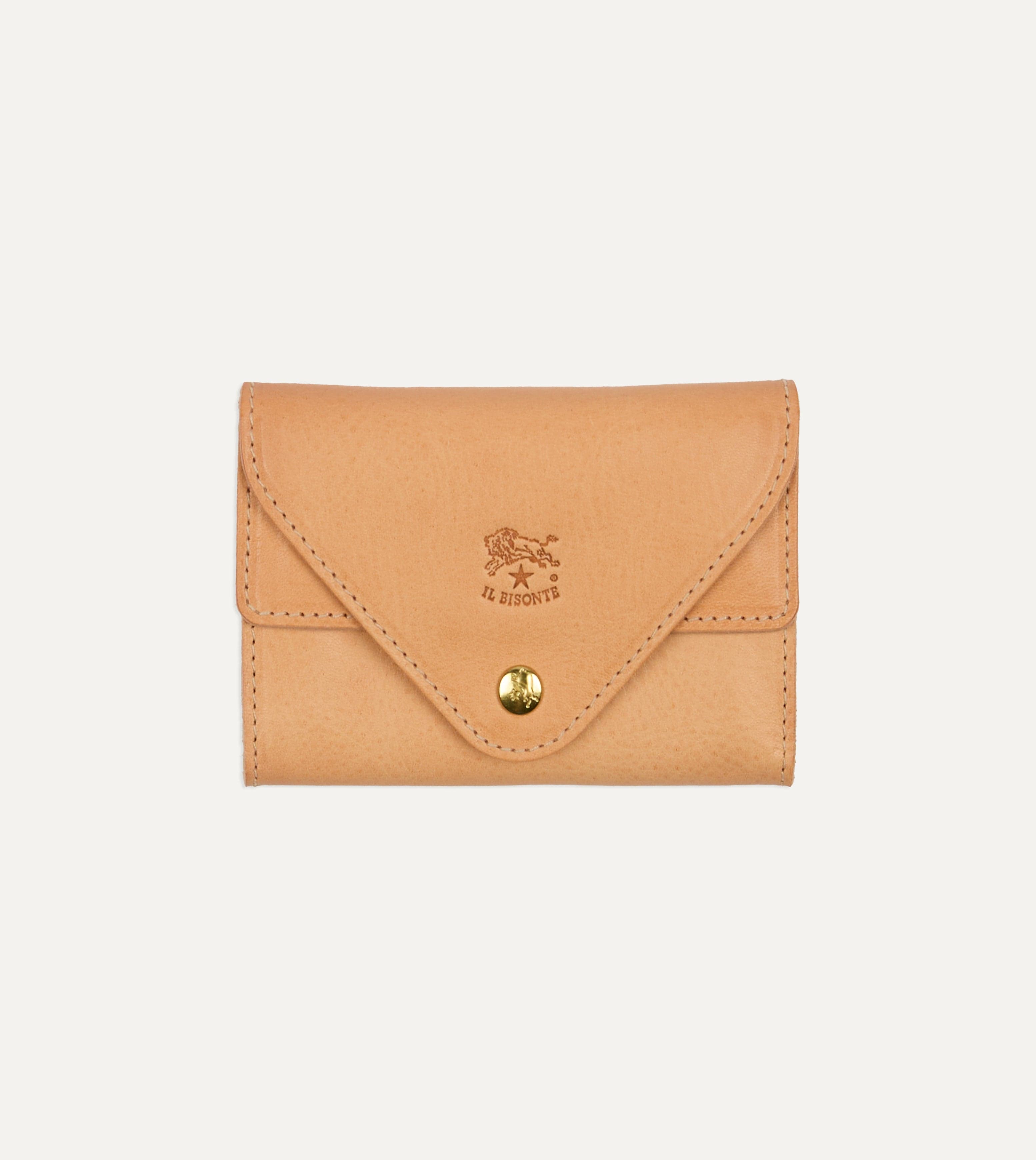 Il Bisonte Leather Double Fold Card Case