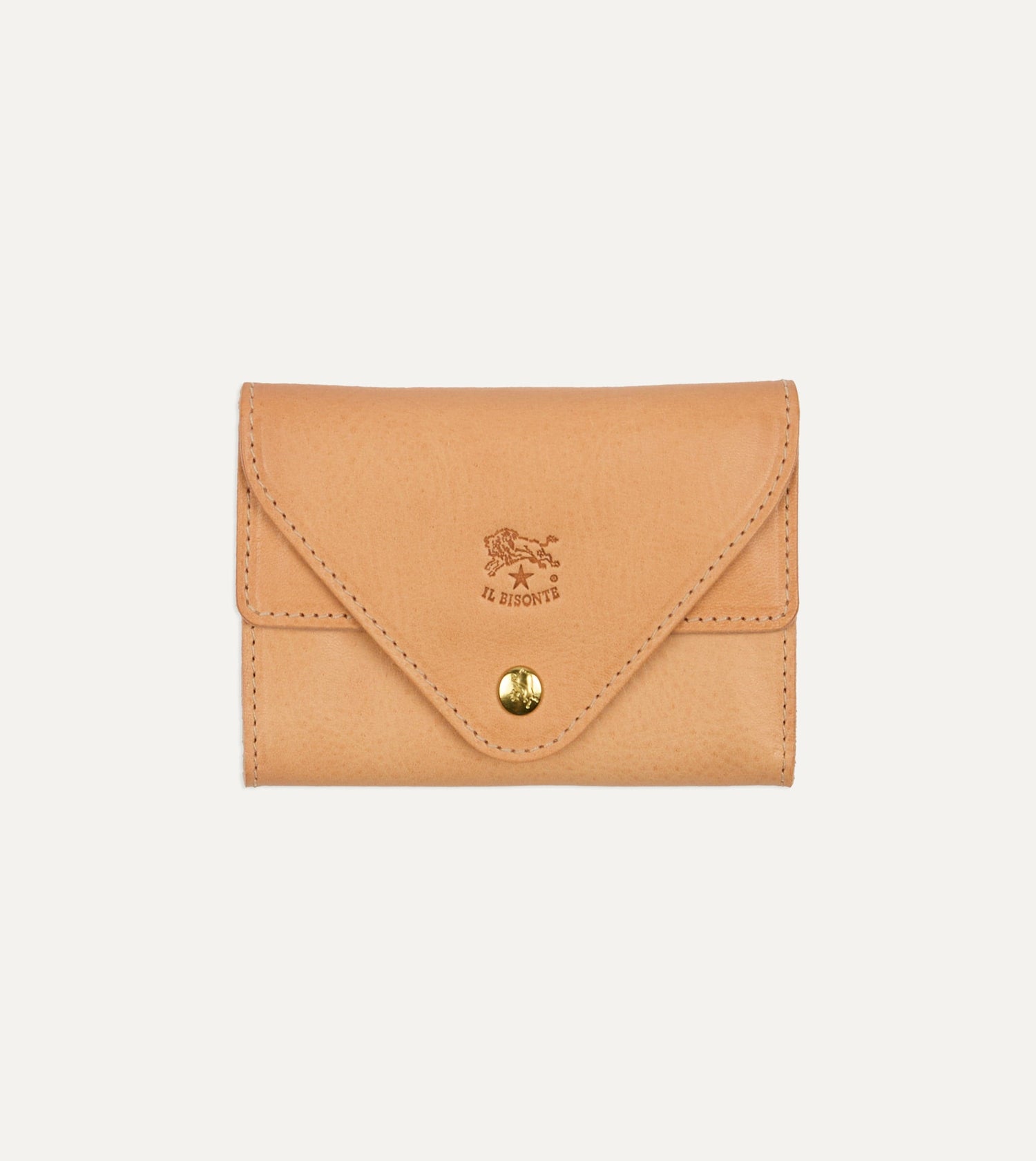 Il Bisonte Leather Double Fold Card Case