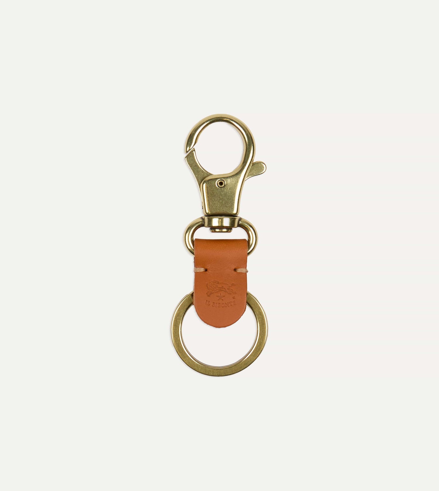 Il Bisonte Leather Key Clip