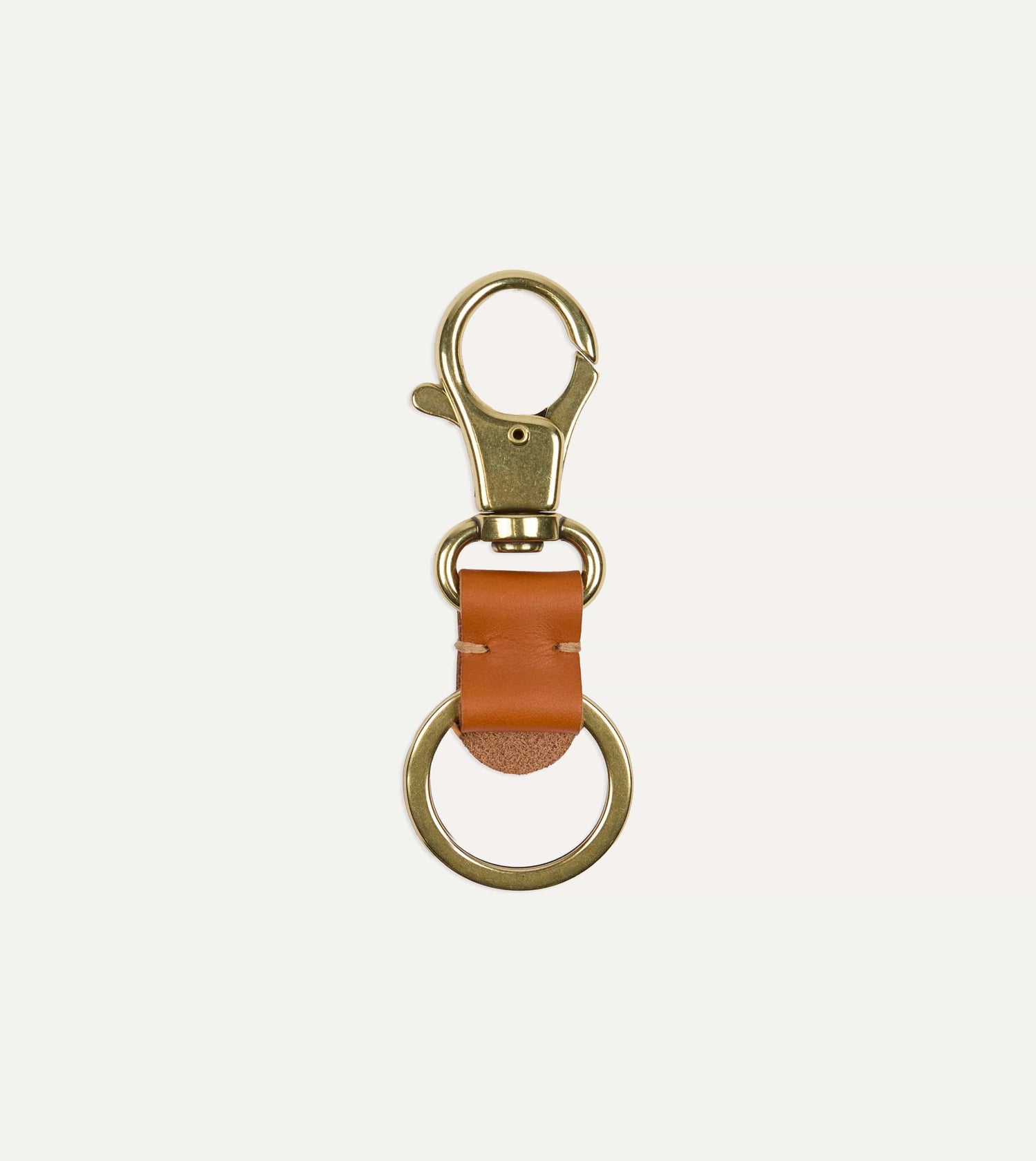Il Bisonte Leather Key Clip