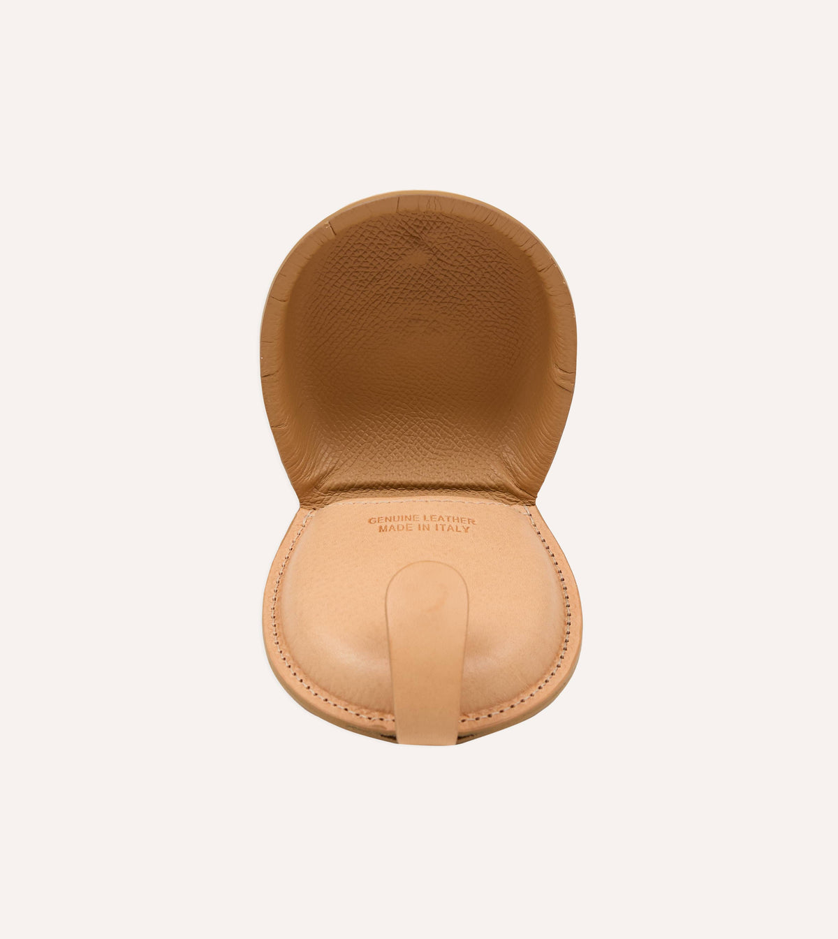 Il Bisonte Natural Leather Coin Case