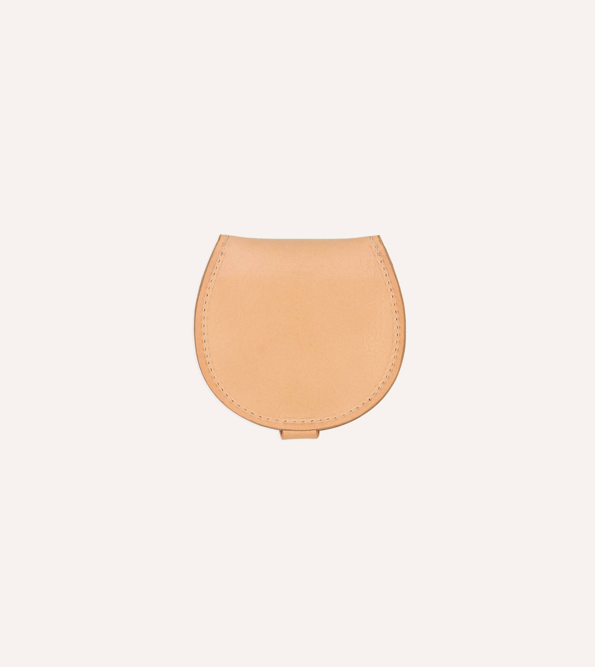 Il Bisonte Natural Leather Coin Case