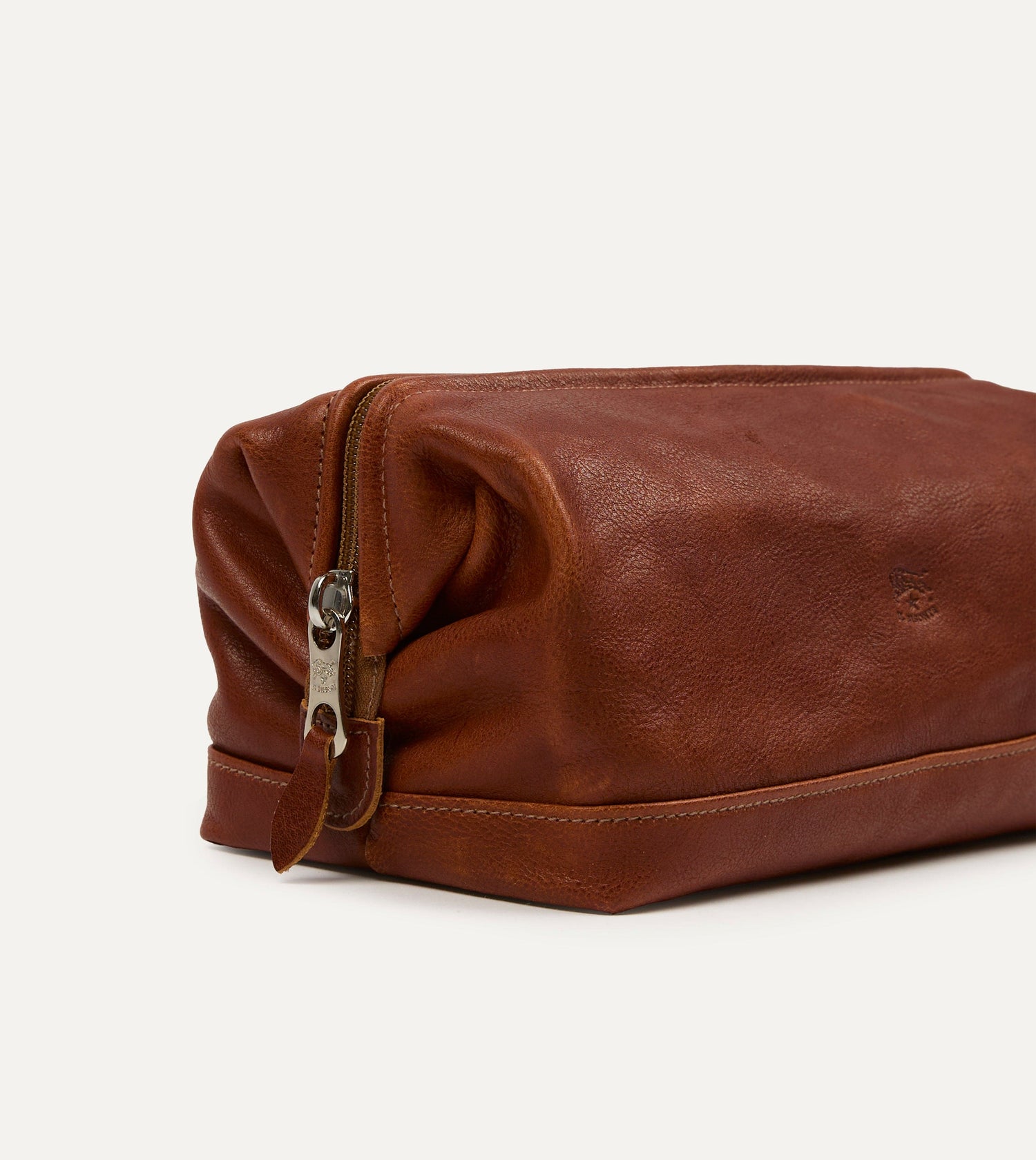 Il Bisonte Leather Wash Bag
